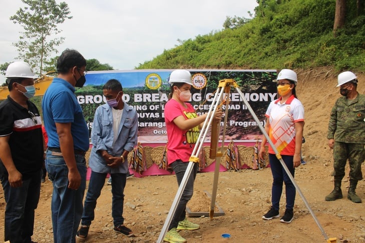 Pia Ptf Elcac Leads Groundbreaking Of St Sbdp Project In Abra