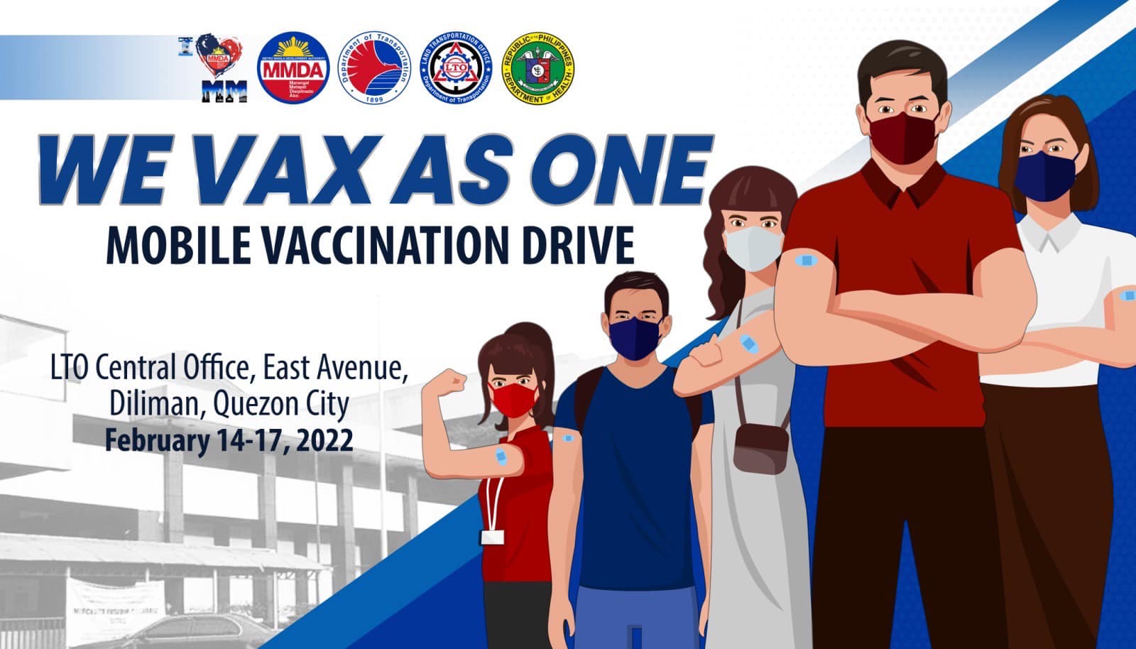 PIA - DOTR, MMDA Roll Out Vax Drive In QC