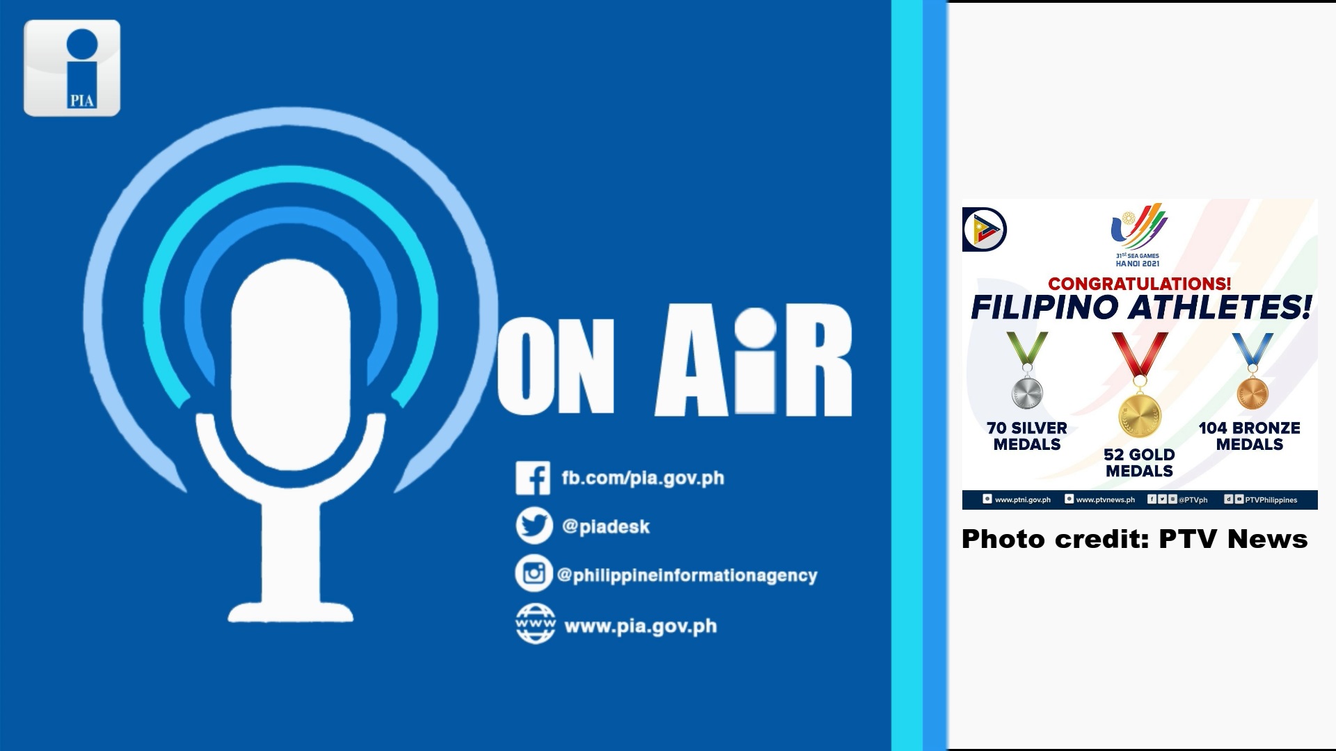 PIA ON AIR | SEA Games medal
