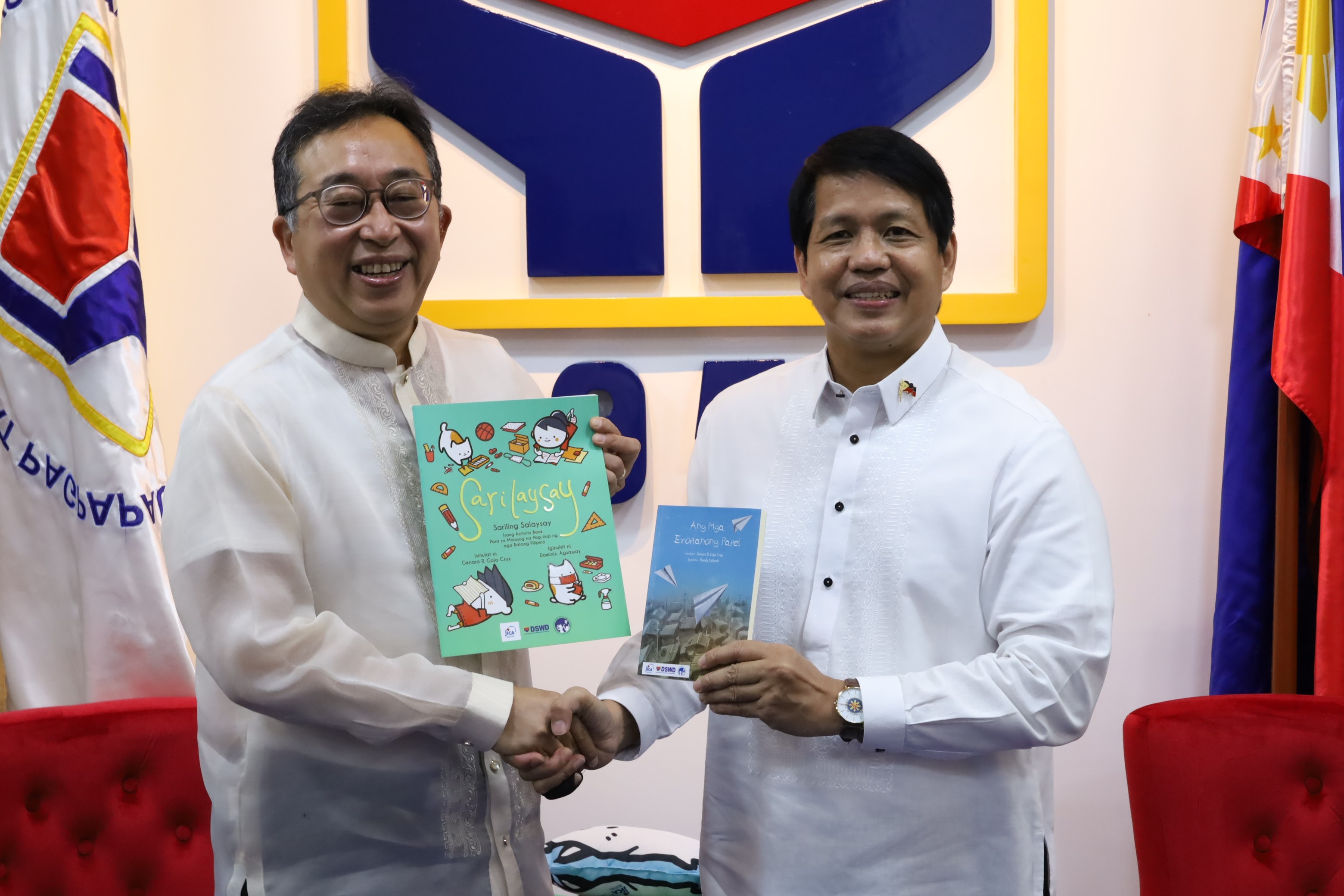 DSWD receives books on children's mental health from JICA