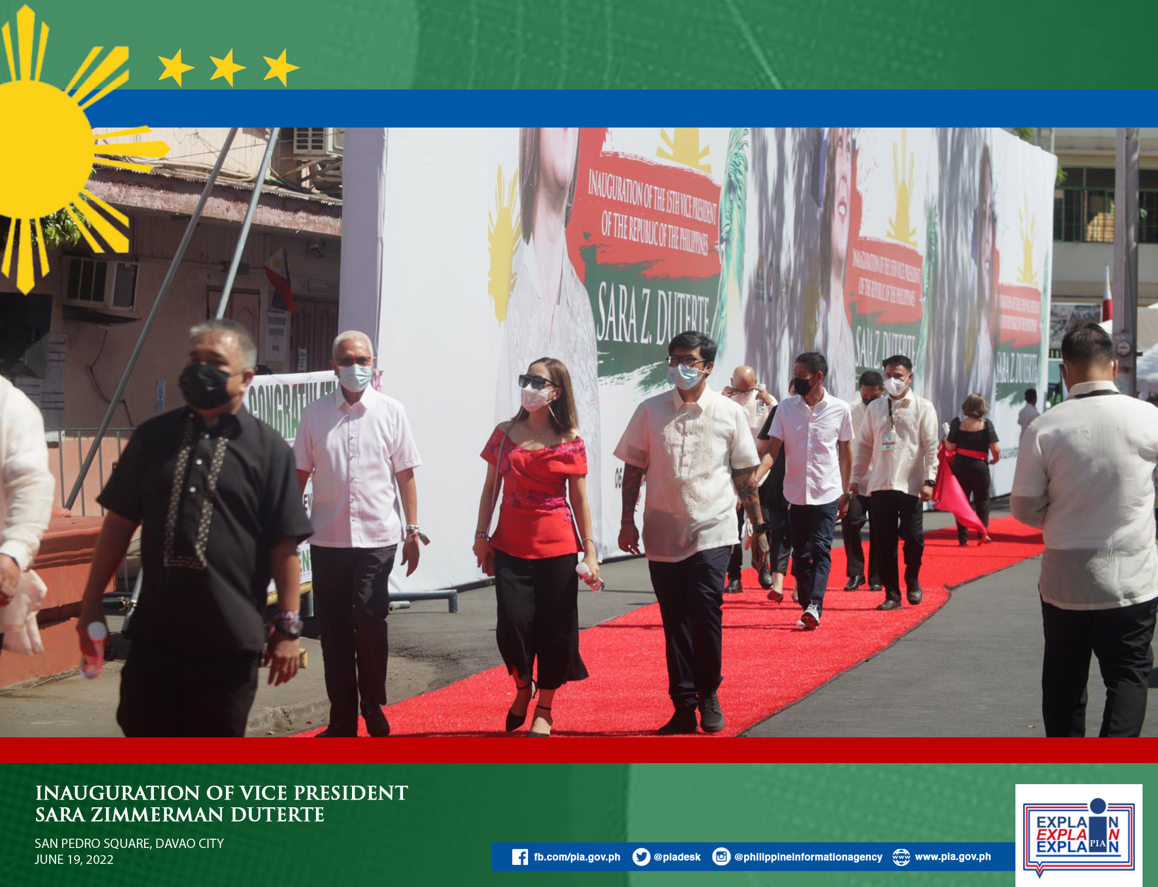 VIPs arriving at the venue of the Inauguration of Vice-President elect Sara Duterte