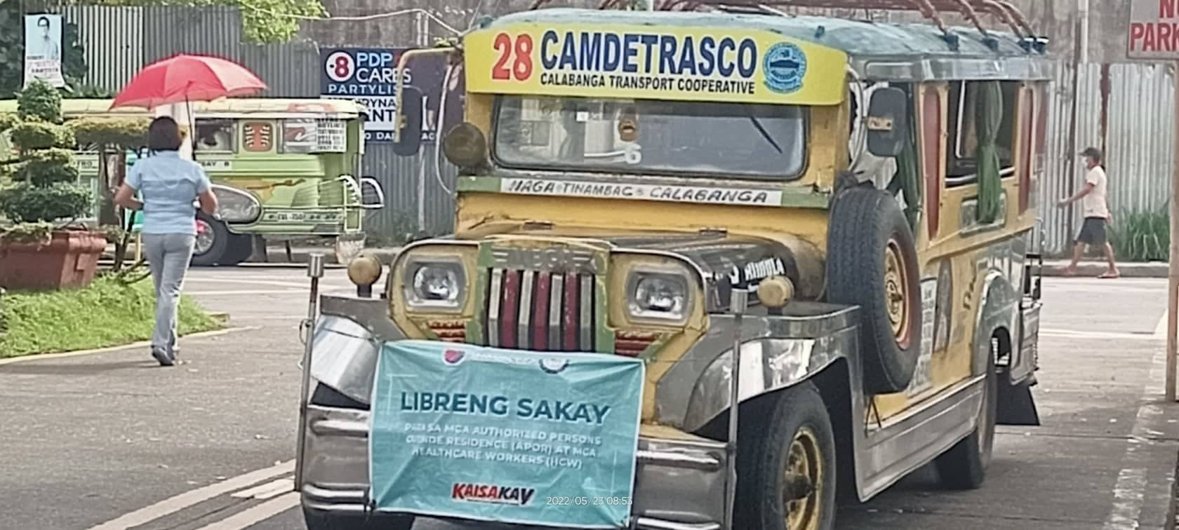 PIA - Libreng Sakay Ng LTFRB, Nagpapatuloy Sa Camarines Sur