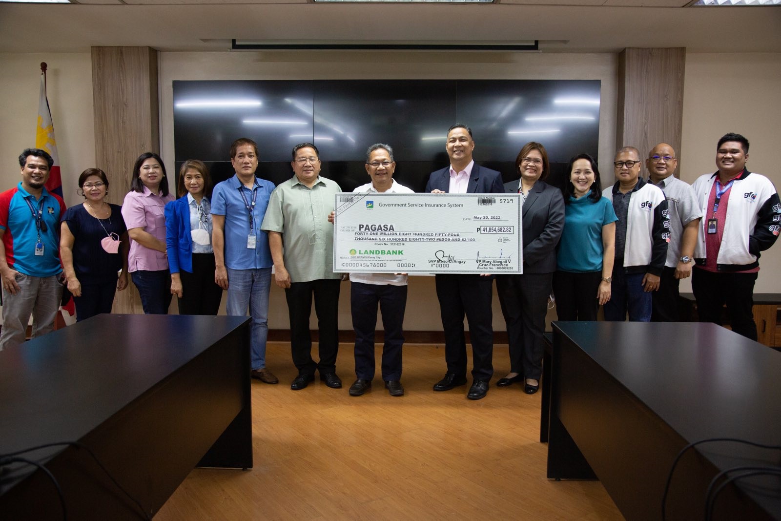 GSIS pays P41M insurance to PAGASA for weather forecasting equipment damaged by typhoon