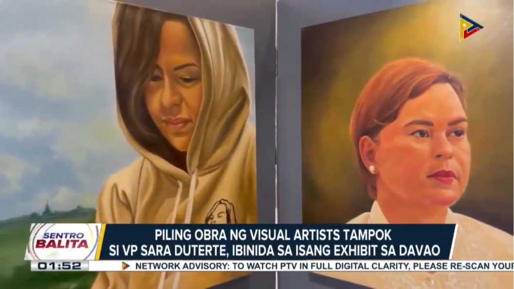 Obra ng 22 Dabawenyong pintor tampok si VP Sara Duterte, ibinida sa ‘Sara all’ exhibit