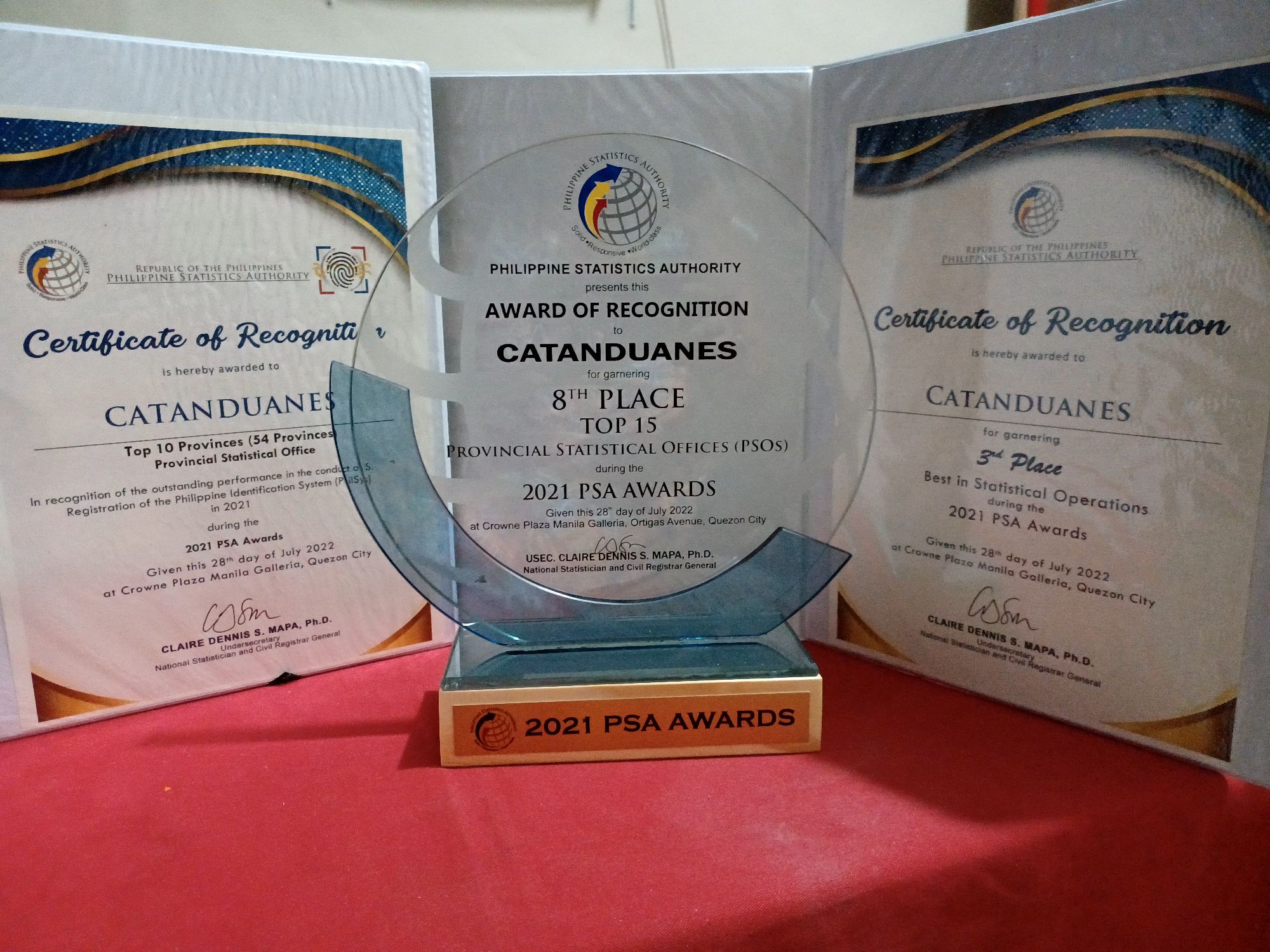 PSA Catanduanes among top performing agency