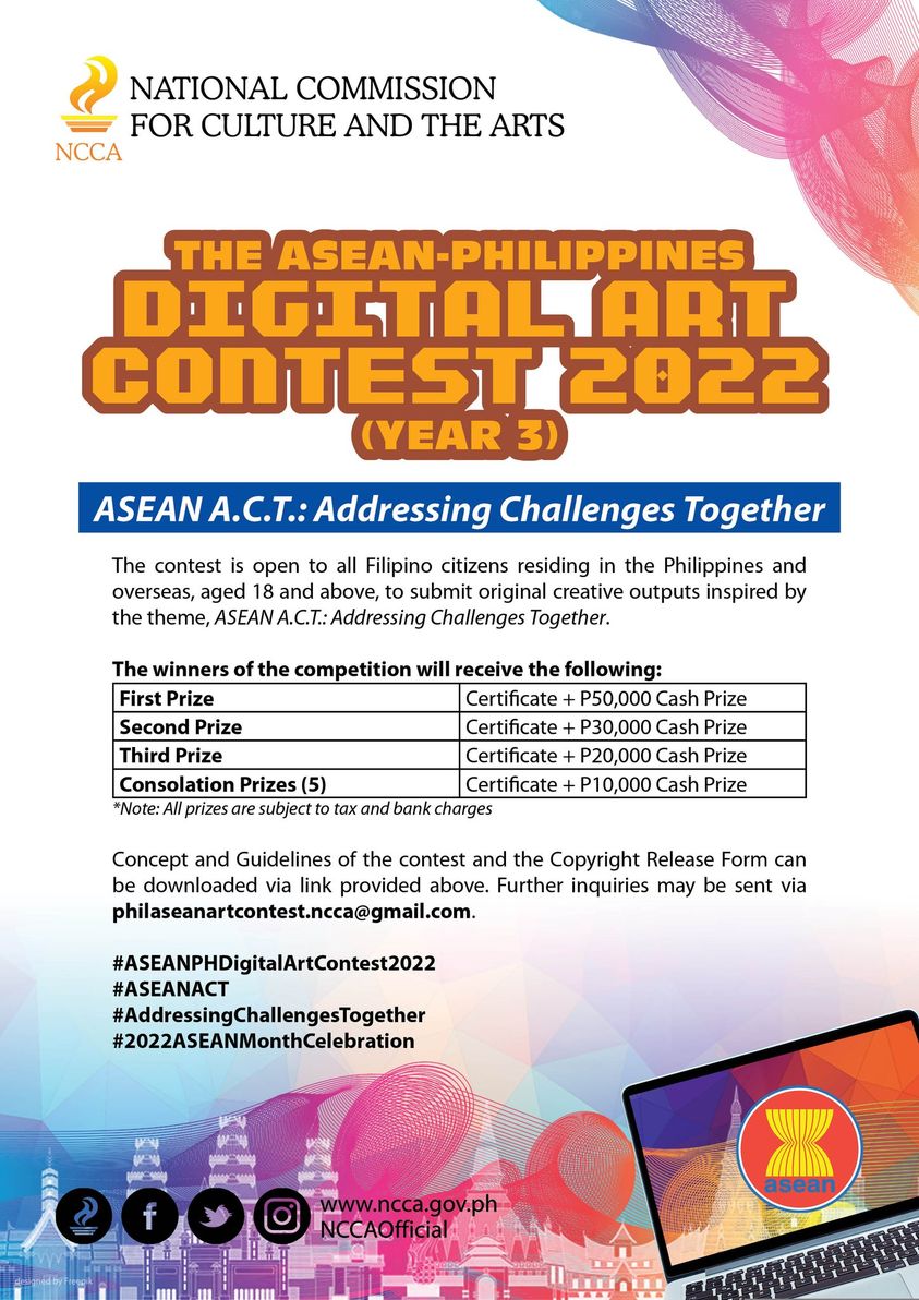 PIA - NCCA launches ASEAN Digital Art Contest Year 3