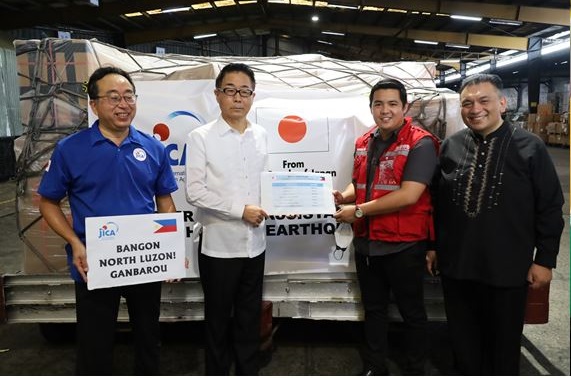DSWD thanks international partners anew for new batch of donations for quake-hit victims