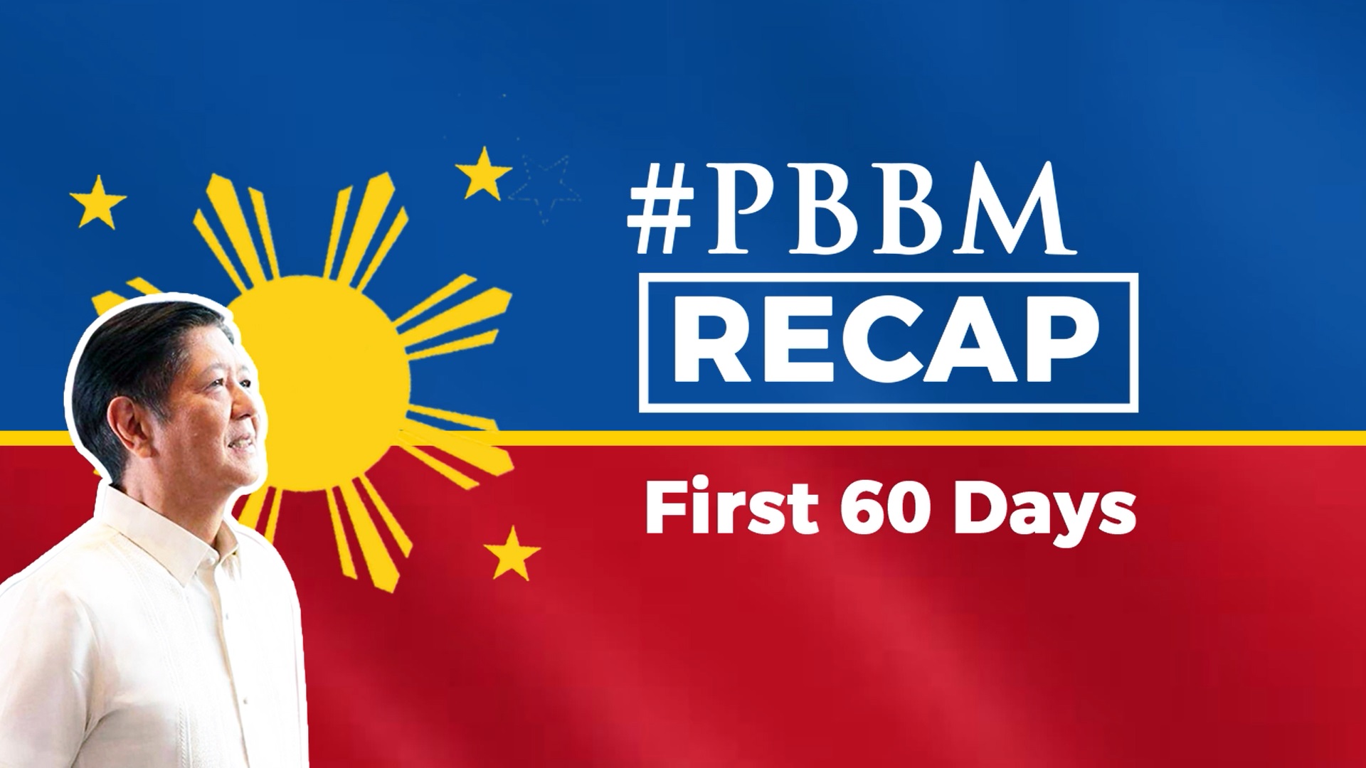 PBBM RECAP: FIRST 60 DAYS