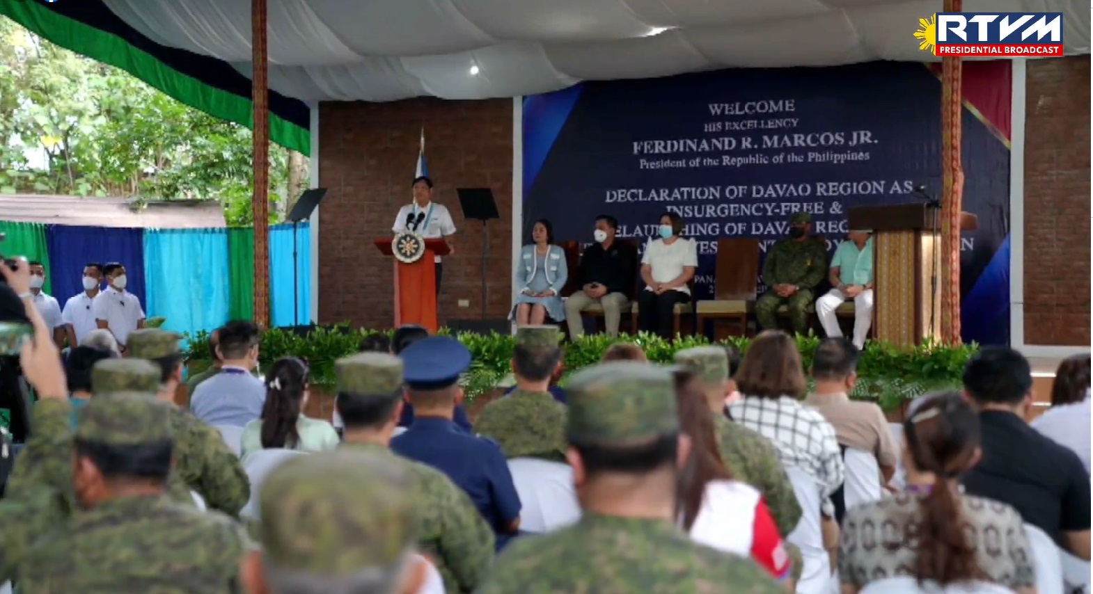 Declaration of Davao Region as Insurgency-Free, relaunching as a tourism and investment-ready destination
