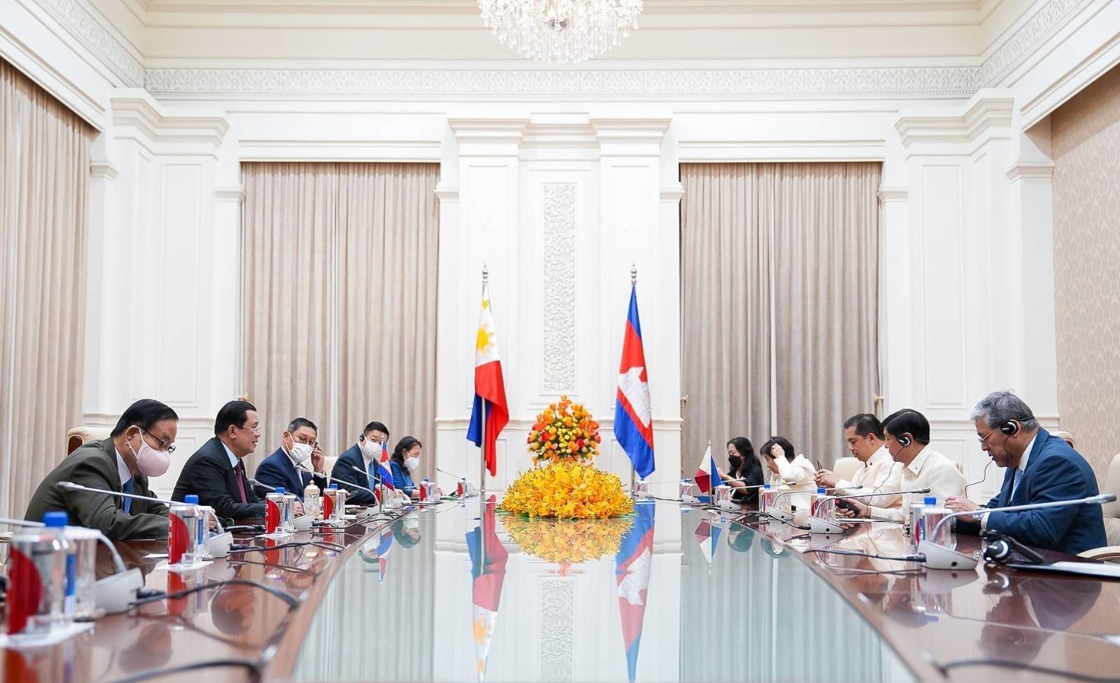 President Ferdinand R. Marcos Jr. meets with Cambodian Prime Minister Hun Sen in a bilateral meeting