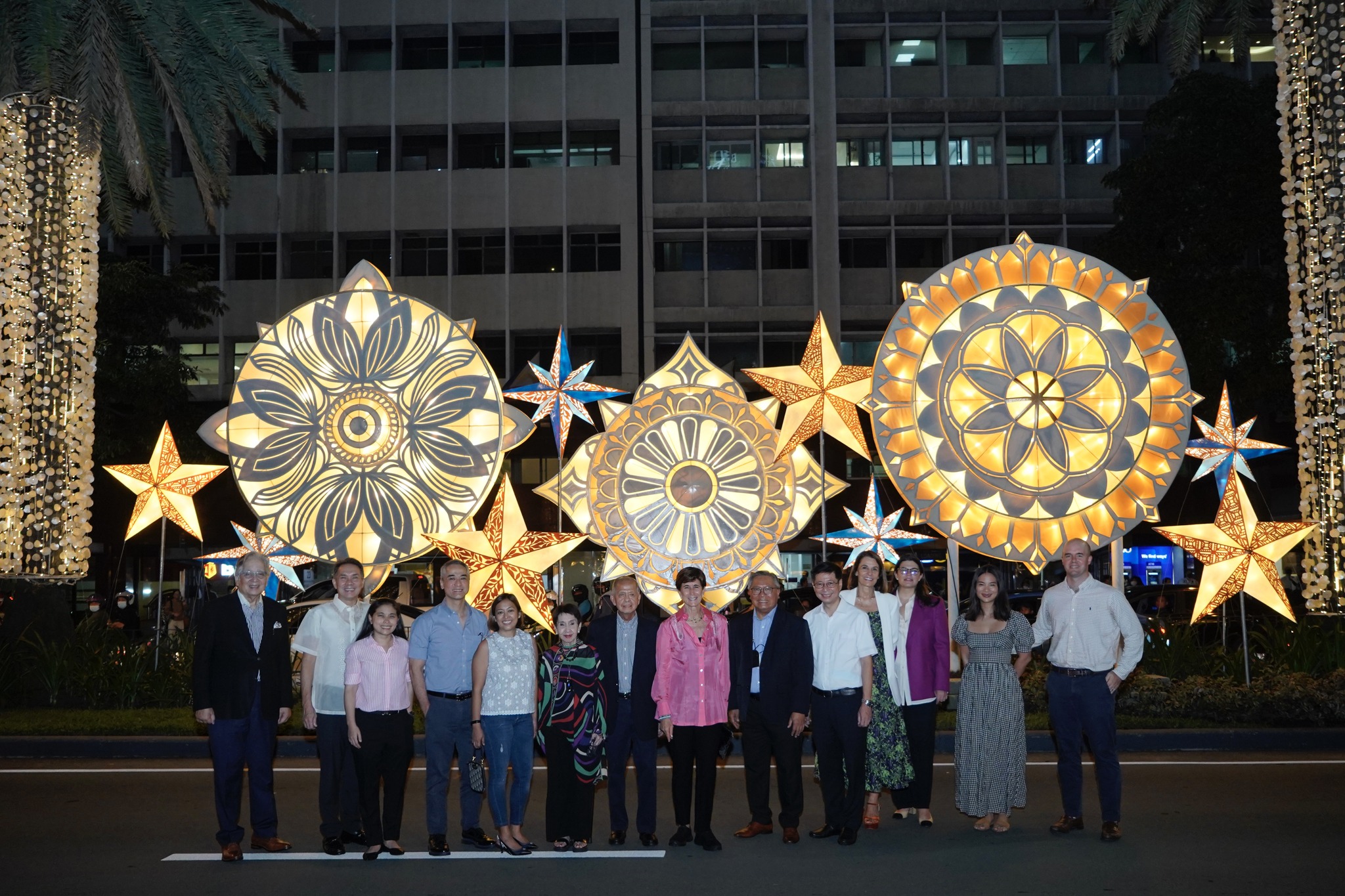 PIA Makati's Ayala Avenue lights up for Christmas