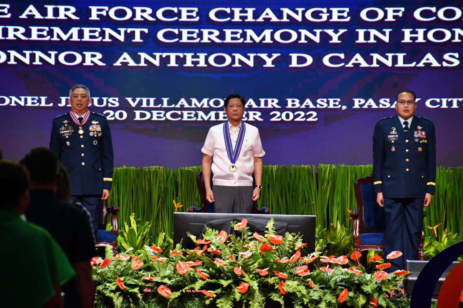 President Ferdinand R. Marcos Jr. leads PAF Change of Command, Retirement Ceremony of outgoing PAF Commanding General