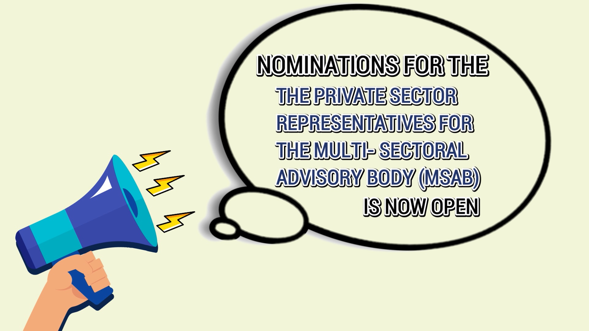 Call for Nominations: Private Sector Representatives to the Multi-Sectoral Advisory Body