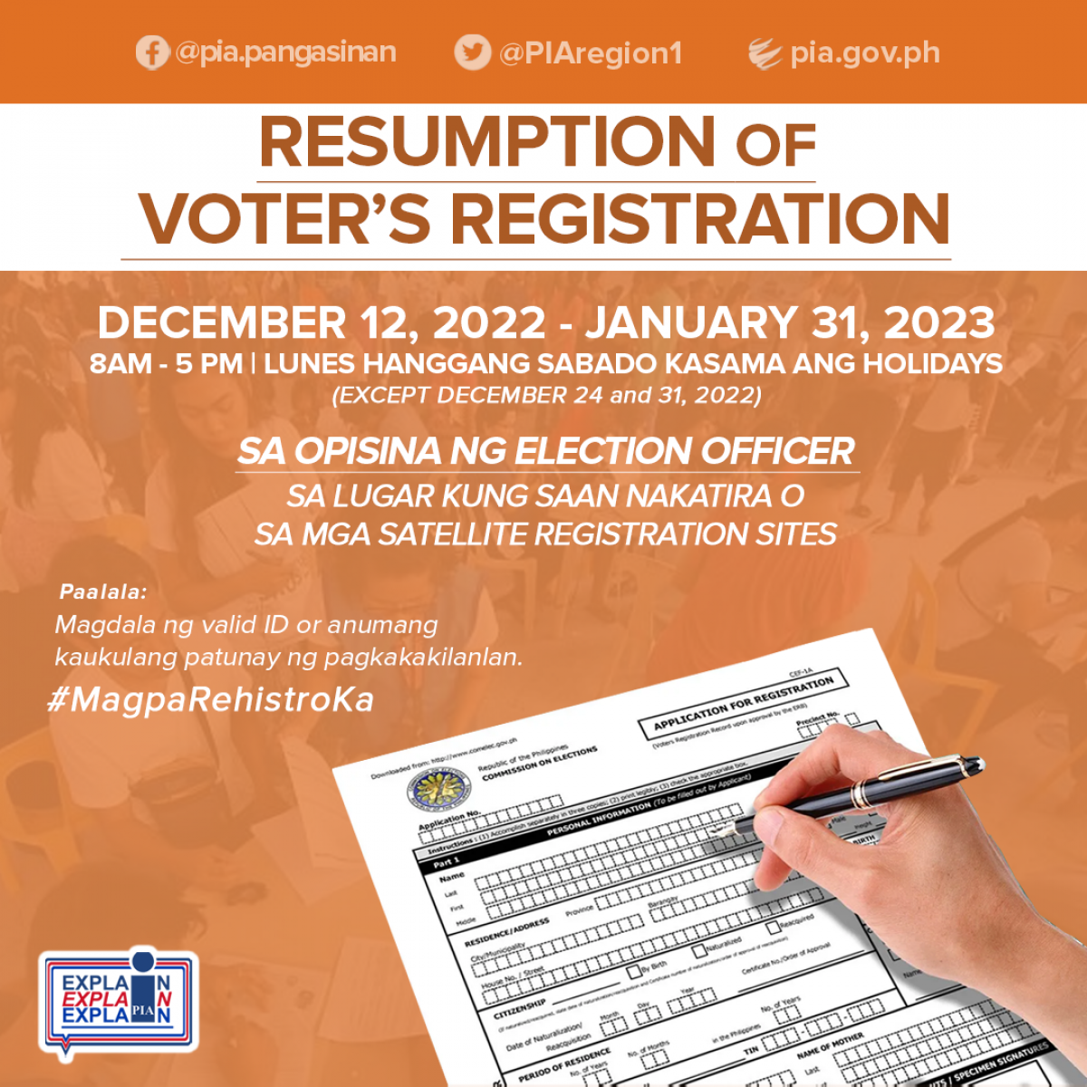 pia-comelec-hinikayat-ang-mga-botante-na-magparehistro-sa-mga-satellite-registration-sites