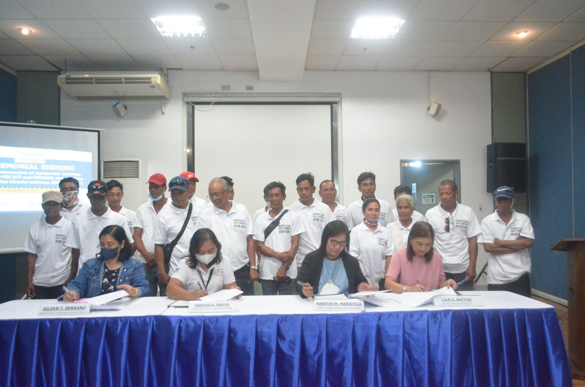 PIA - DSWD Leads Signing Of Agreement For Zero Hunger Project