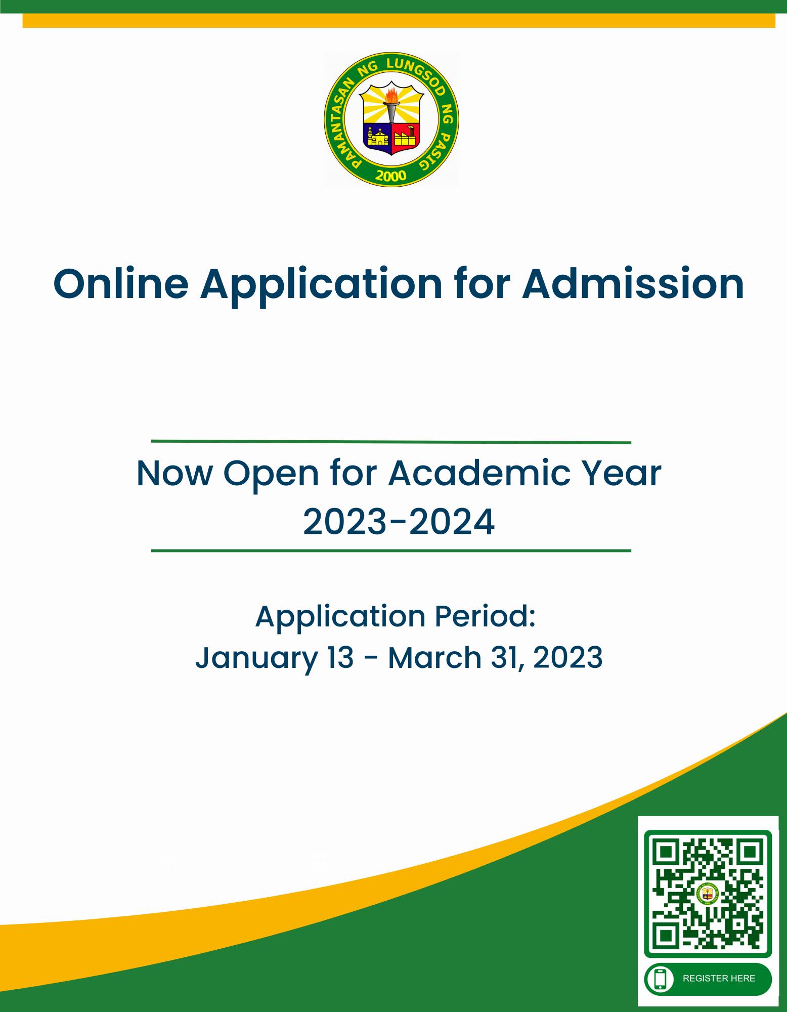 Pia Pamantasan Ng Lungsod Ng Pasig Opens Online Application 3483