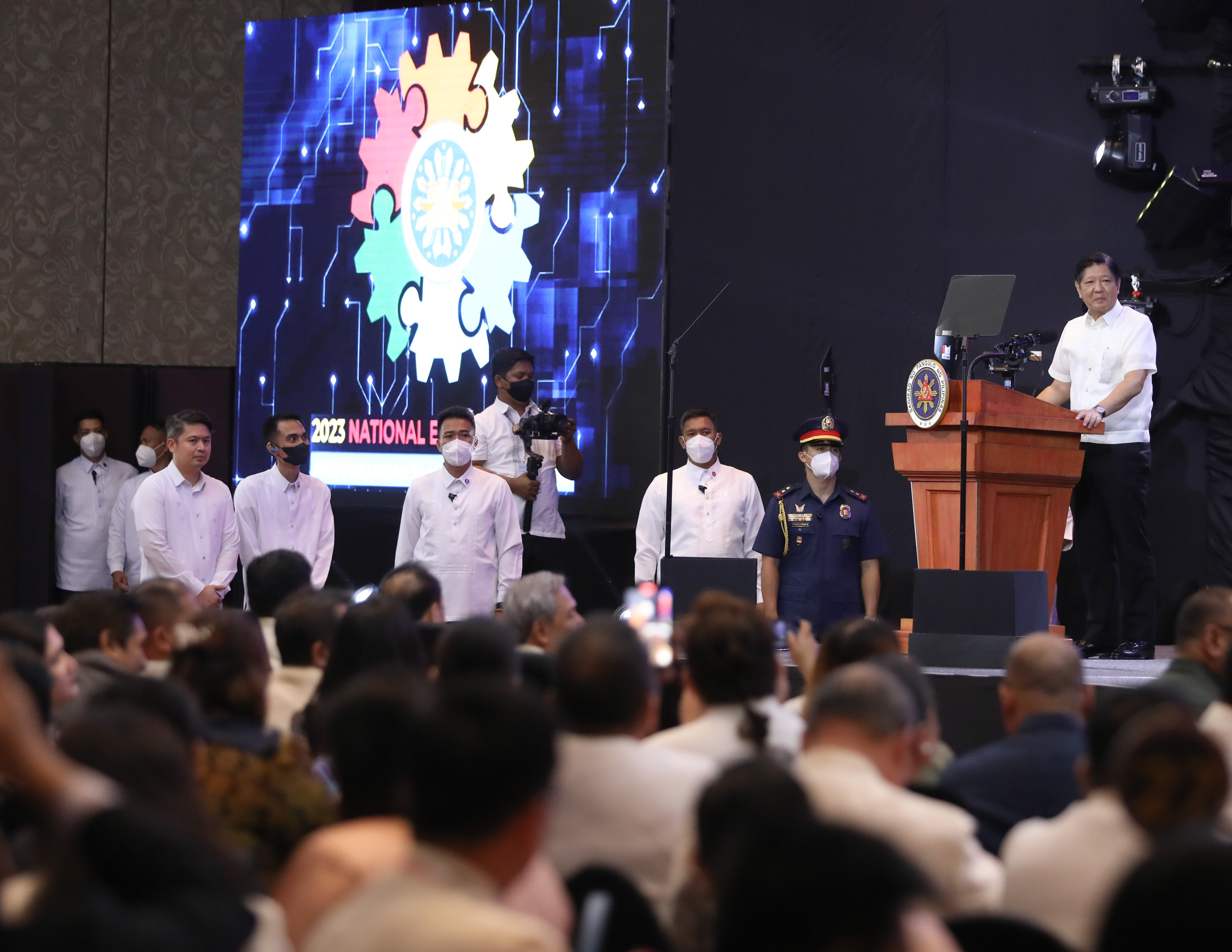 Pres Marcos graces the culmination of the 1st National Election Summit