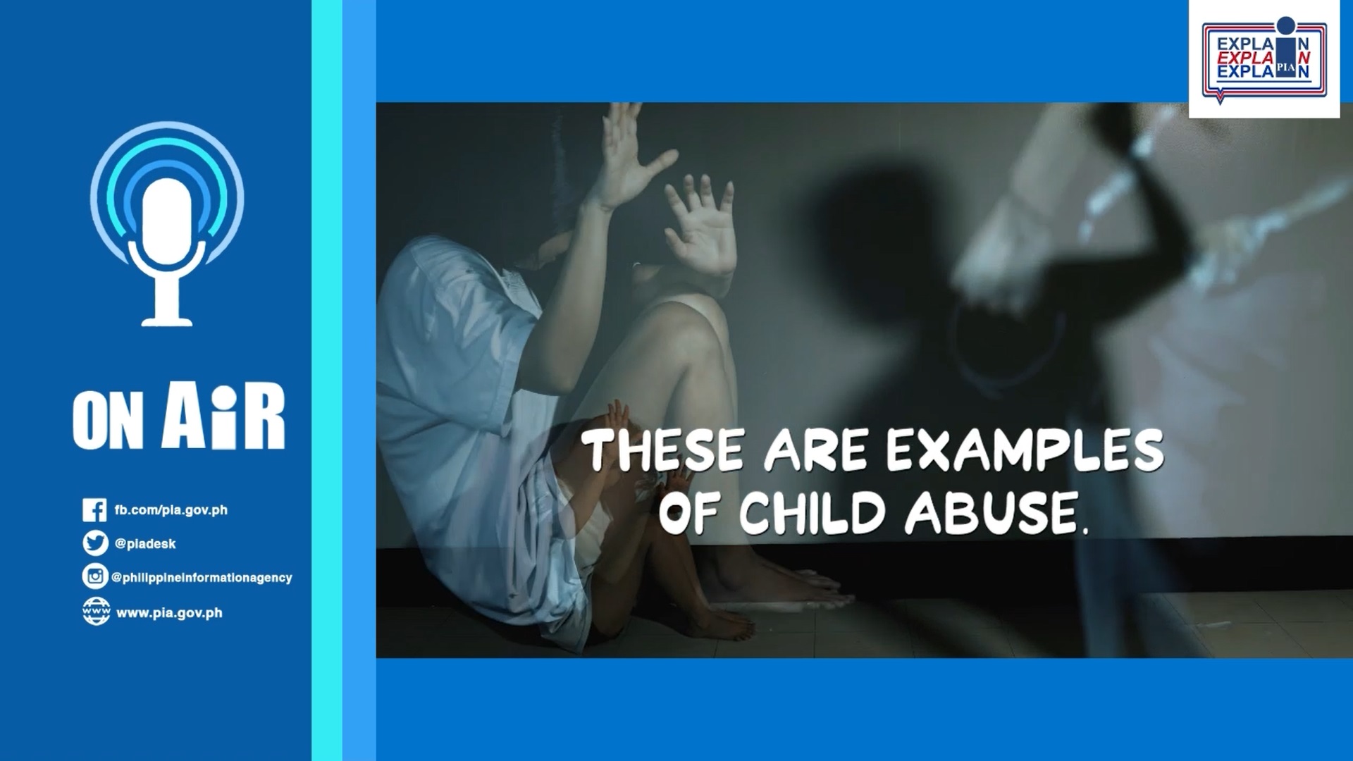 PIA ON AIR | National Awareness for the Prevention of Child Sexual Abuse and Exploitation