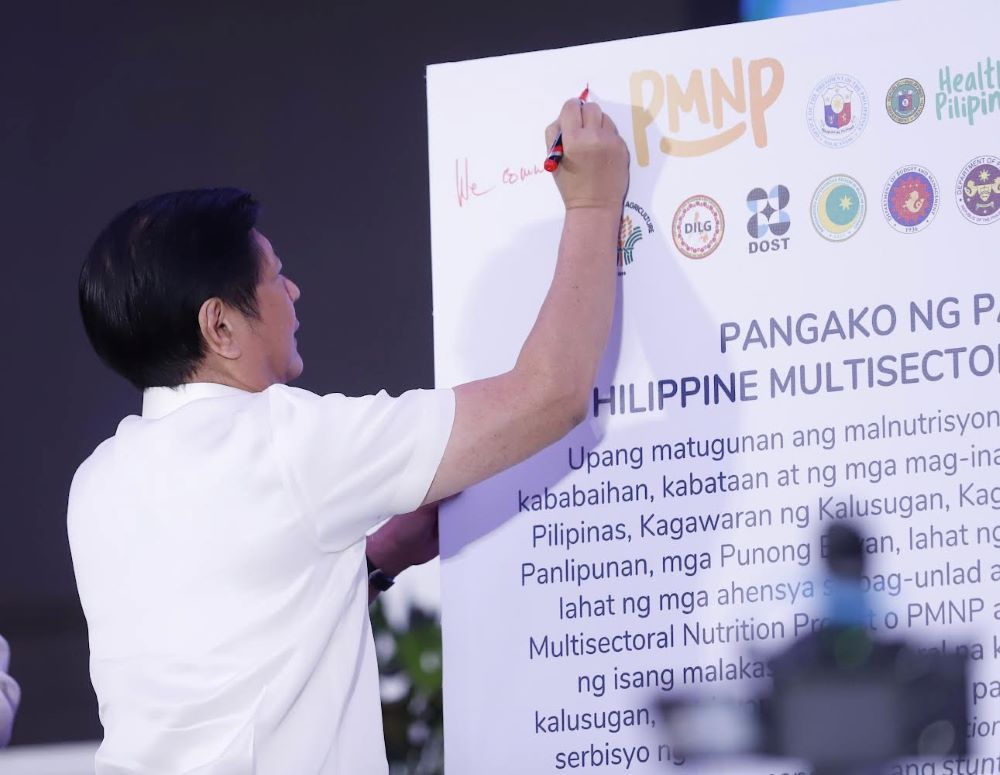 President Marcos graces national launch of Philippine Multisectoral Nutrition Project