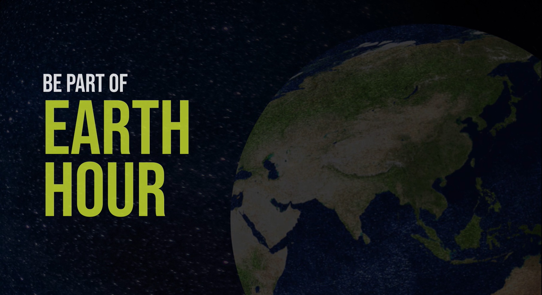 Be part of Earth Hour