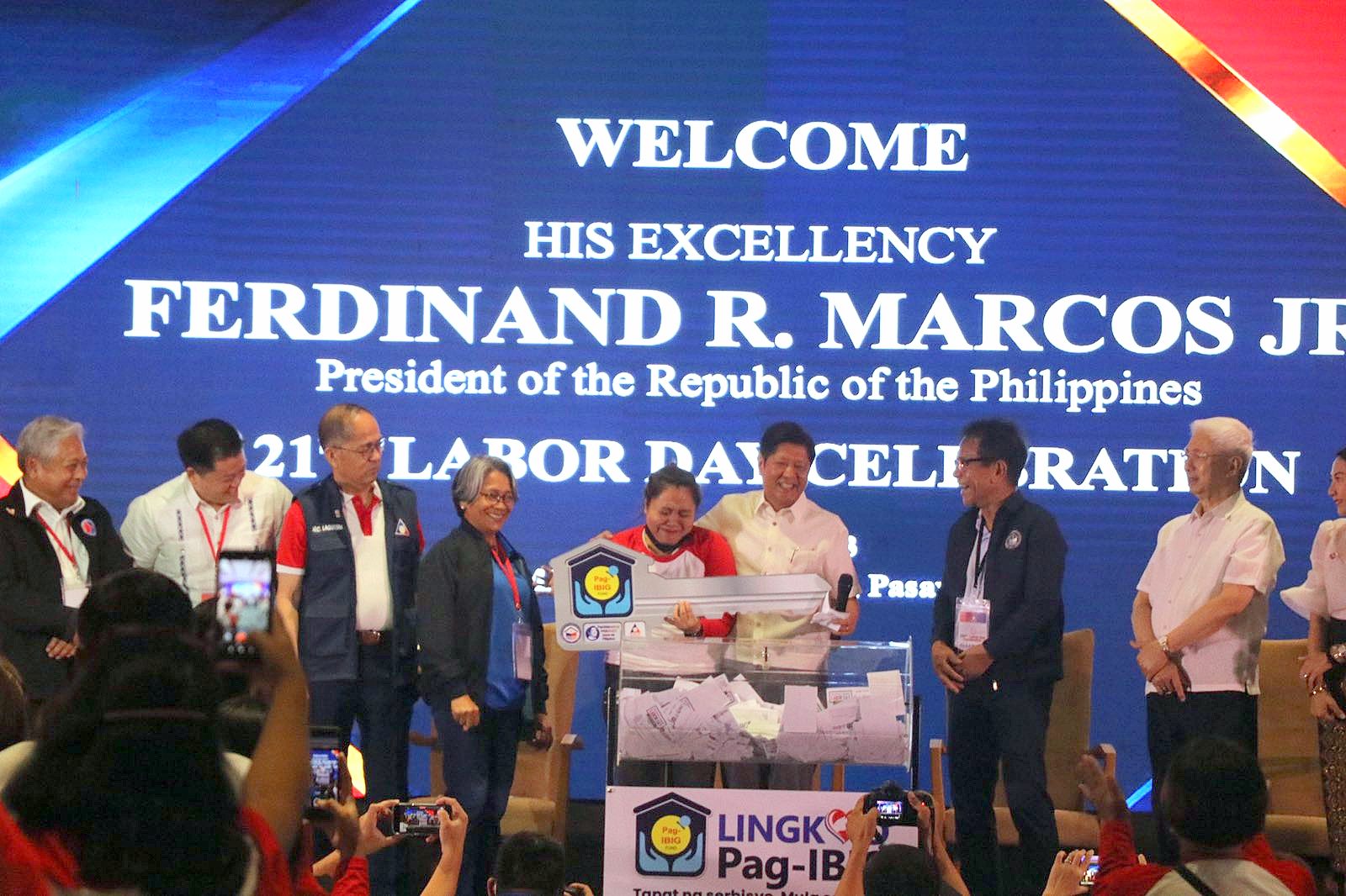President Marcos  graces celebration of the 121st Labor Day