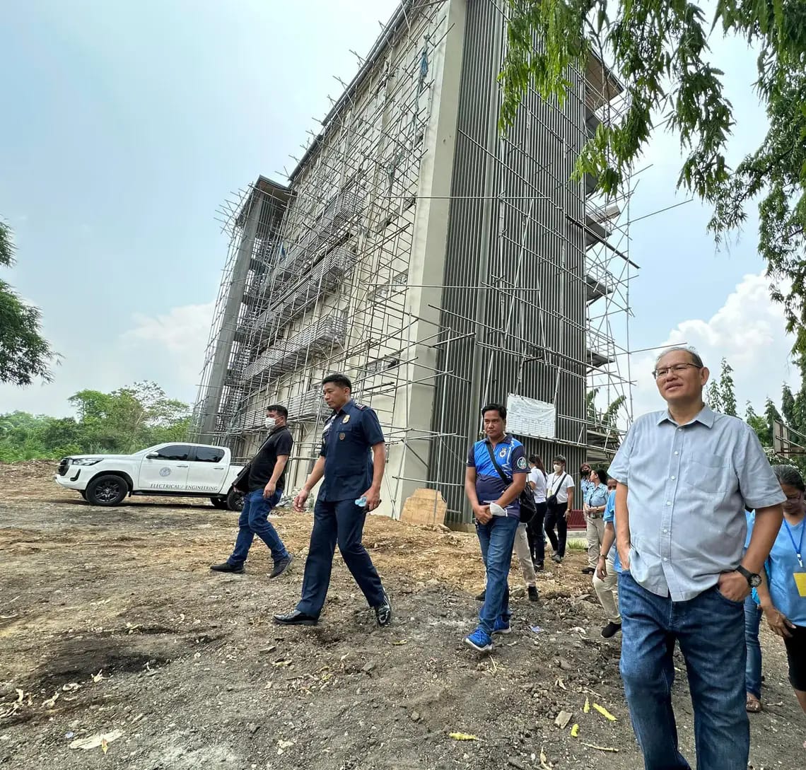 Mayor Marcy Teodoro with Public Safety and Security Officers