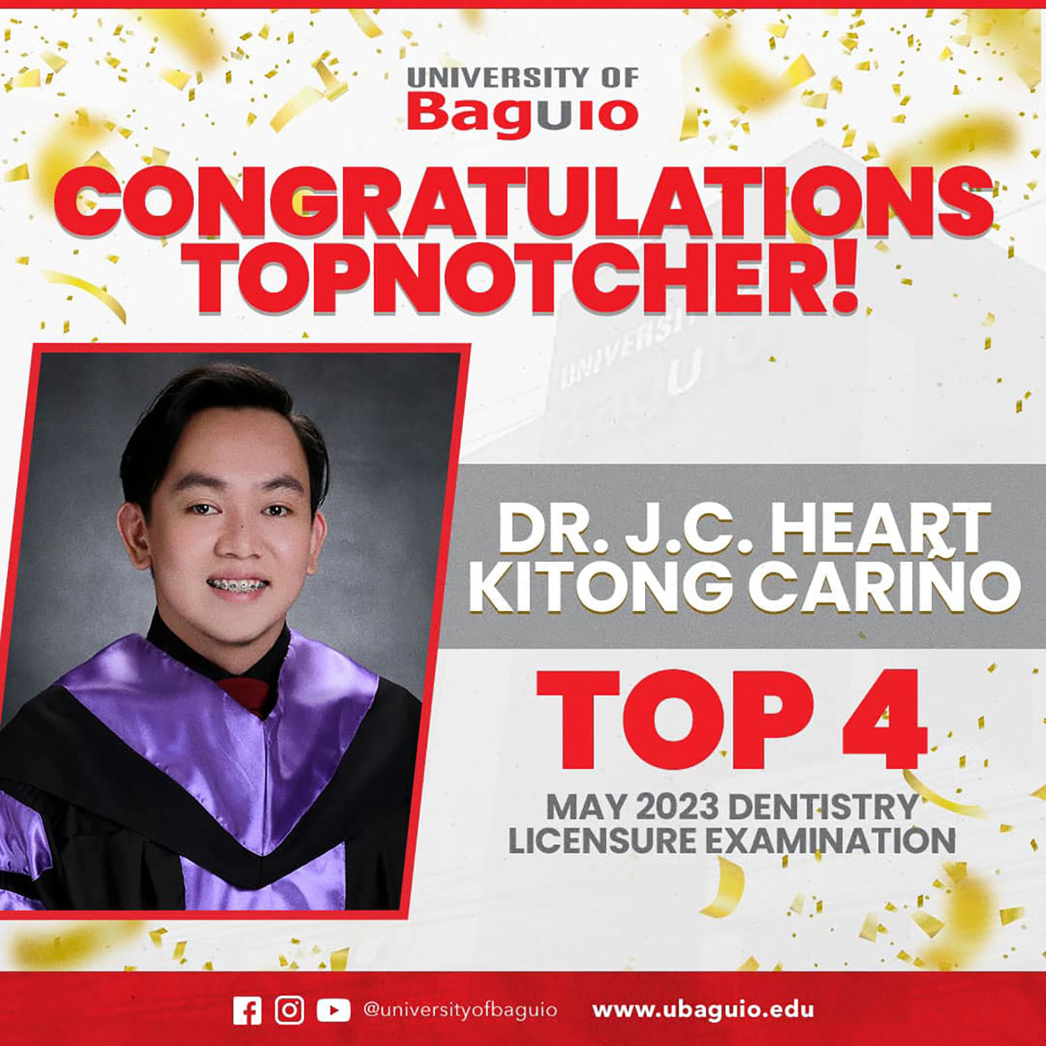 PIA - 2 UB Grads Among Dentistry Board Exam Topnotchers