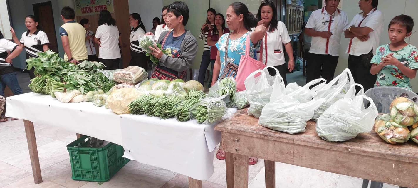 Various vegetables display at the Kadiwa ng Pangulo on July 17, 2023 at the capitol atirium. (MBL, PIA CAR, Ifugao)