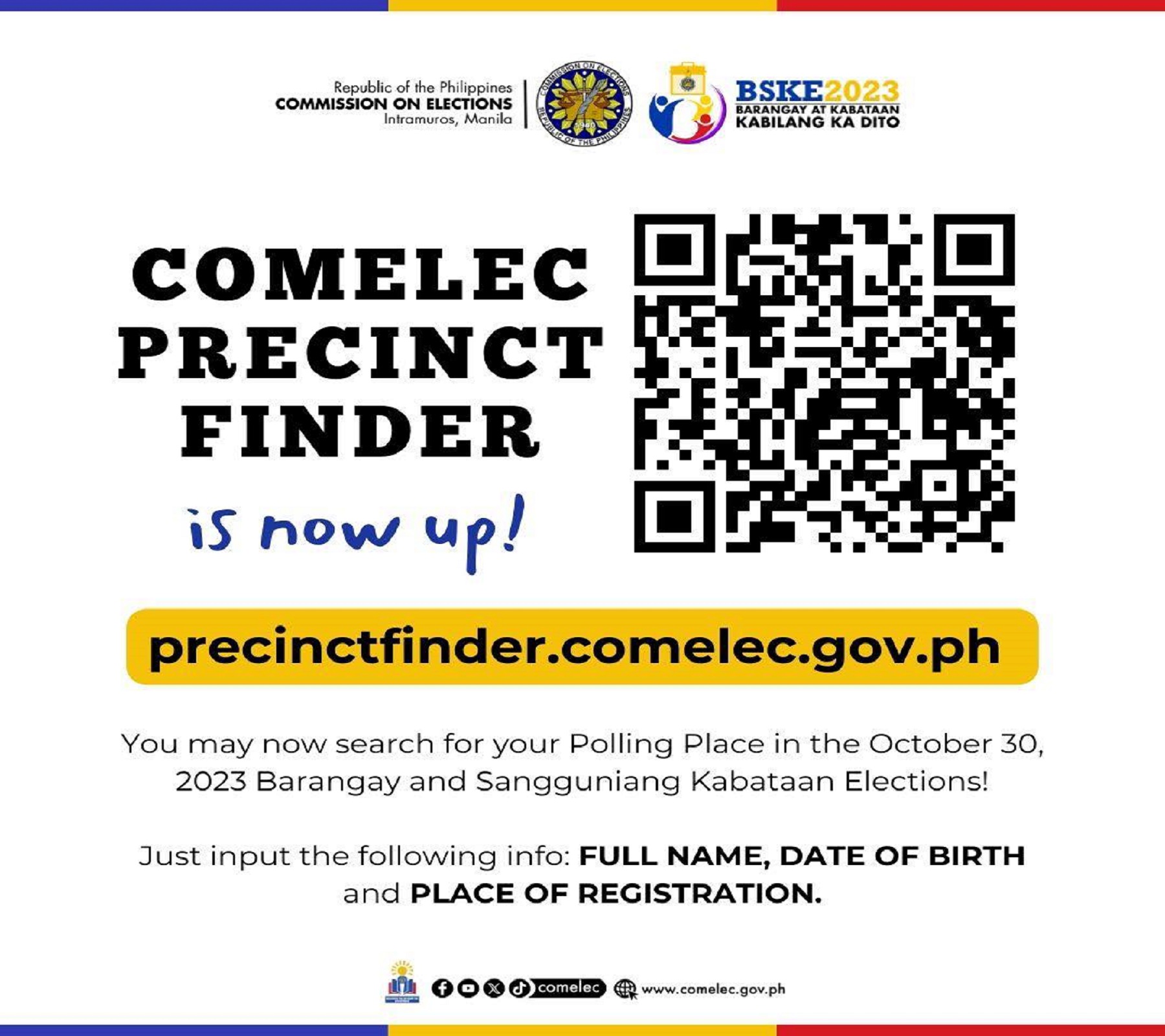 How to find your voting precinct? - Philippine Information Agency - How To Find My Precinct Number Philippines 2020