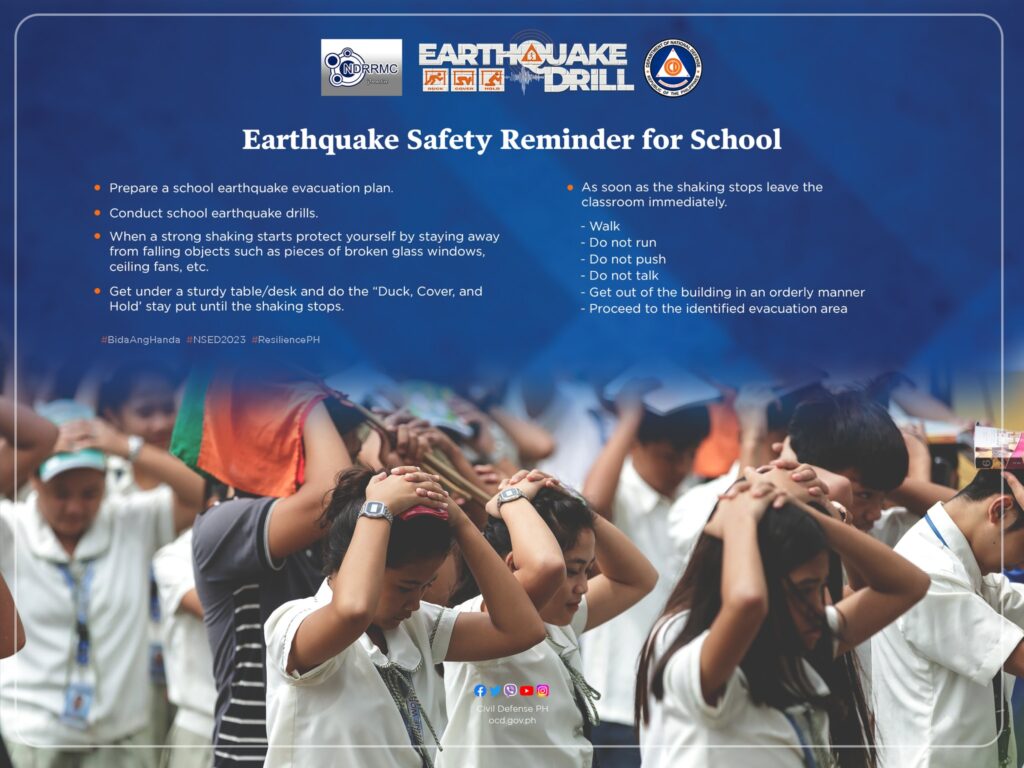 Earthquake drills are ‘games’ to be taken seriously - Philippine ...