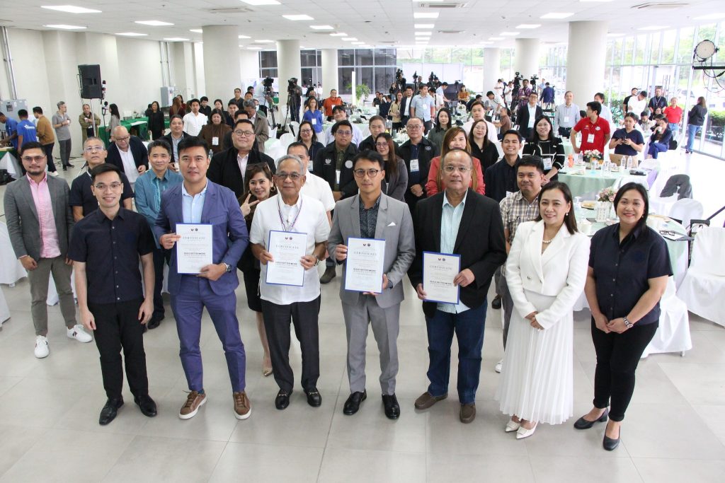 Subic Bay Metropolitan Authority Chairperson and Administrator Eduardo Jose Aliño (front, 3rd from left) serves as one of the resource persons during the Build Better More Infrastructure Forum of the Presidential Communications Office held in New Clark City. He says the current 160,000 workforce in Subic Bay Freeport Zone is projected to increase up to 200,000 by 2028 due to the positive economic impact of investments approved and infrastructure projects. (CIAC)