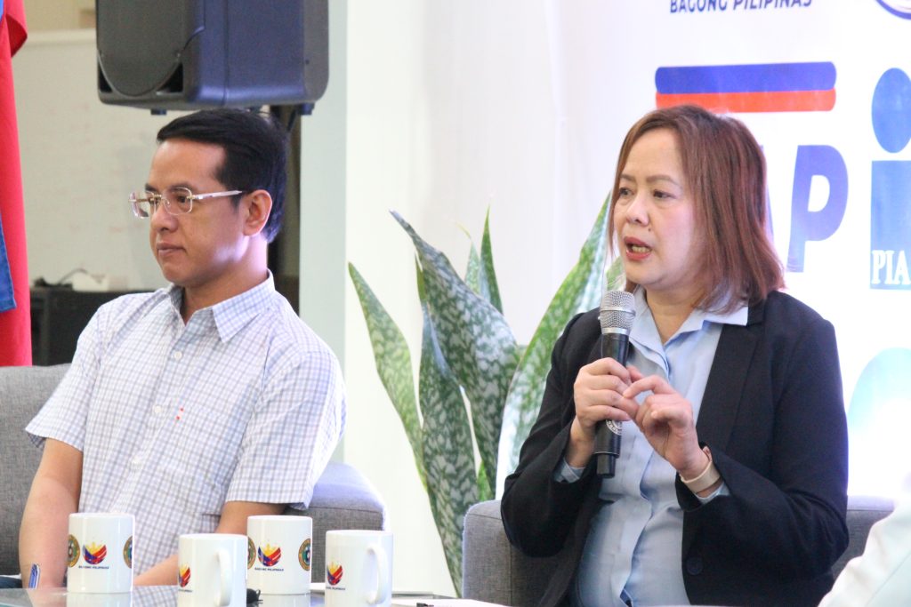 During the sixth episode of the Kapihan sa Bagong Pilipinas of the Philippine Information Agency, Department of Health Central Luzon Center for Health Development Regional Director Corazon Flores (right) discloses that the agency’s Primary Health Care Day initiative catered to more than 1,800 patients in 2023, offering comprehensive services from diagnostics and immunizations to family planning. (Aldrin Joshua P. Mallari/PIA 3)