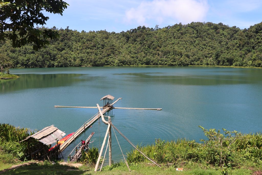 Lake Maragang, located at Mount Timolan Protected Landscape in Tigbao, Zamboanga del Sur, has received funding from DOT-9 for the concreting of access roads. The project has been successfully implemented.