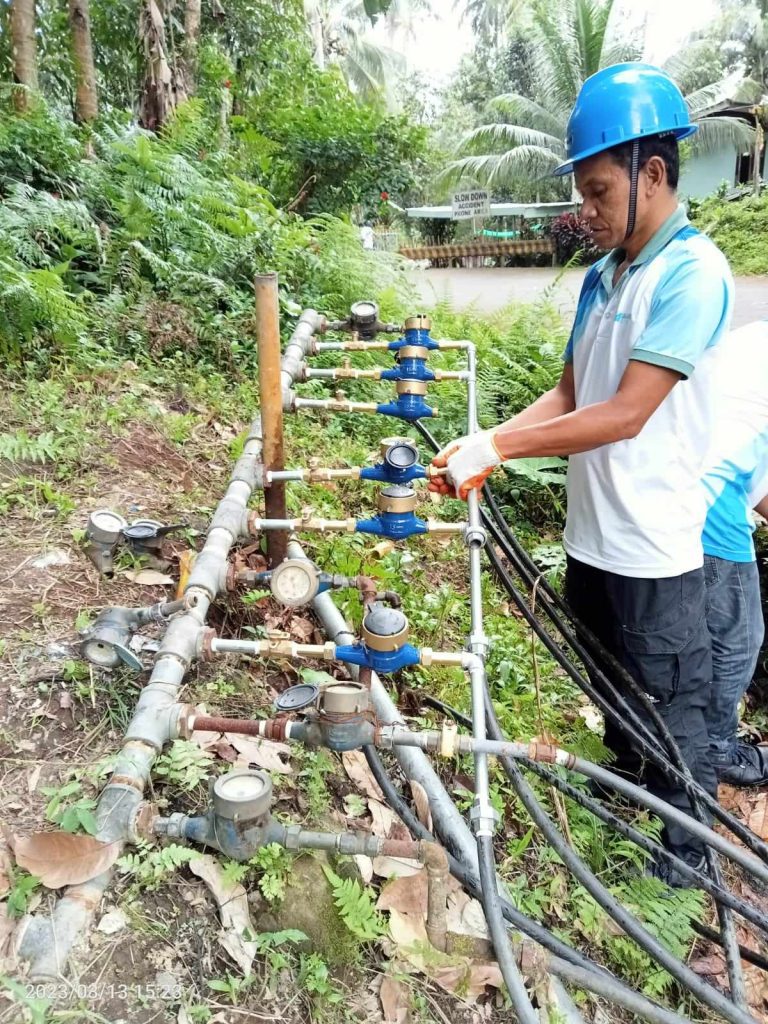 The technical team of the Camiguin Water Company ensures fast and reliable repair service, especially during emergencies, to provide for the needs of their clients. (Photo courtesy of CWC)