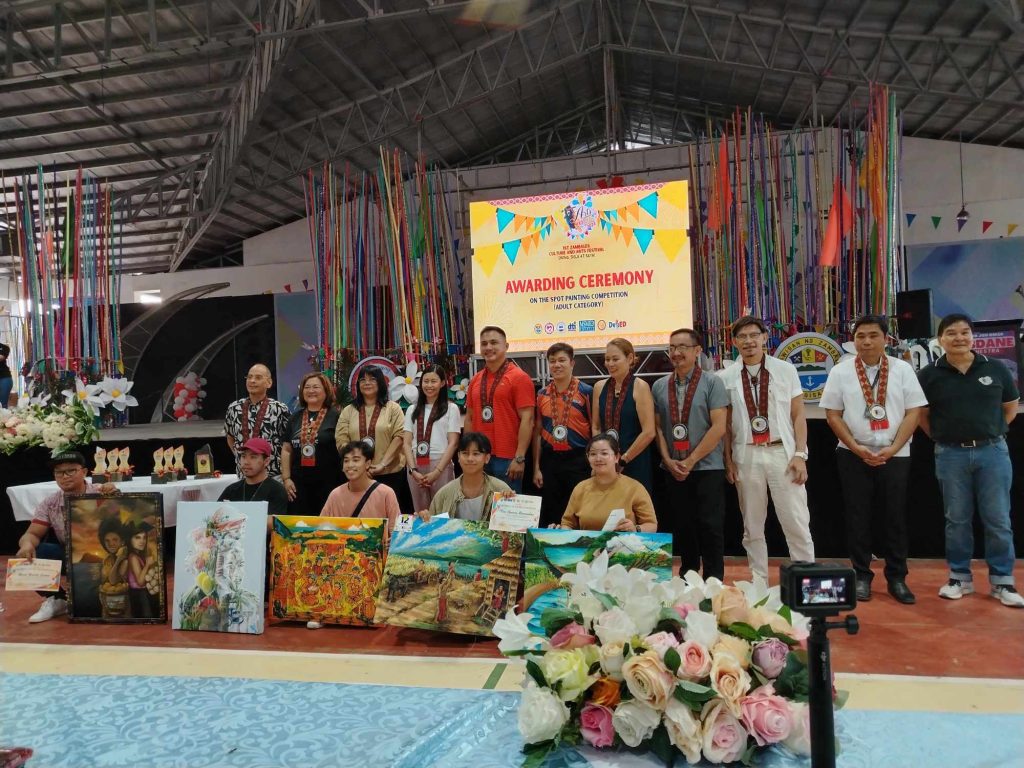 About 36 students from various schools showcase their talent during the 1st Culture and Arts Festival organized by the Department of Trade and Industry Zambales. (DTI Zambales)
