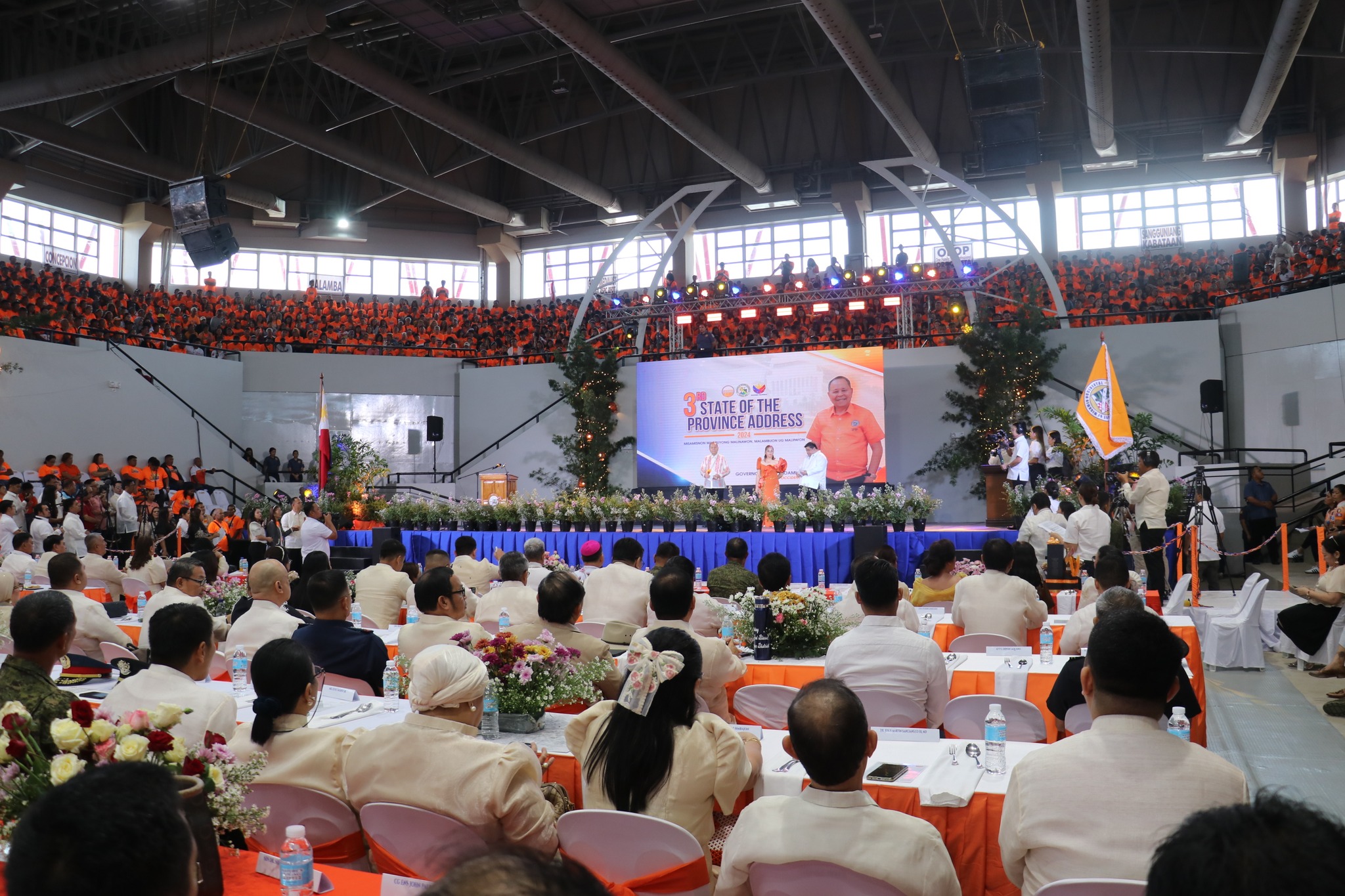 Gov. Henry S. Oaminal holds his 3rd State of the Province Address (SOPA), October 3, 2024, Bayfront Arena, Oroquieta City. (Photo: IJBD/PIA-10)