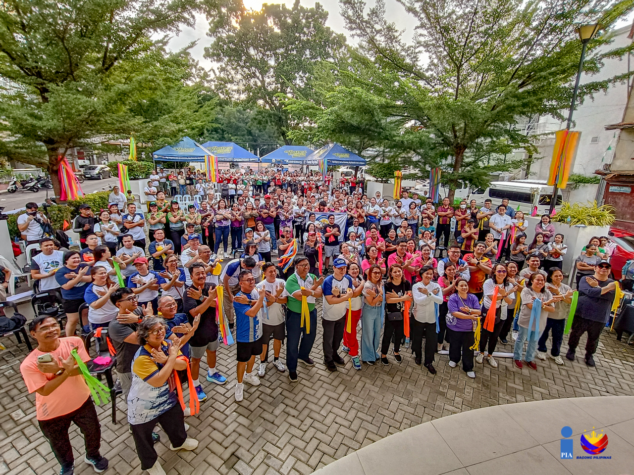 The Commission on Higher Education-10 organized a wellness session dubbed "Solidarity Walk for Excellence in Higher Education" at the Rio de Oro Boulevard, Cagayan de Oro (CDO) City, on October 29. (Photo: SAYU/PIA-10)