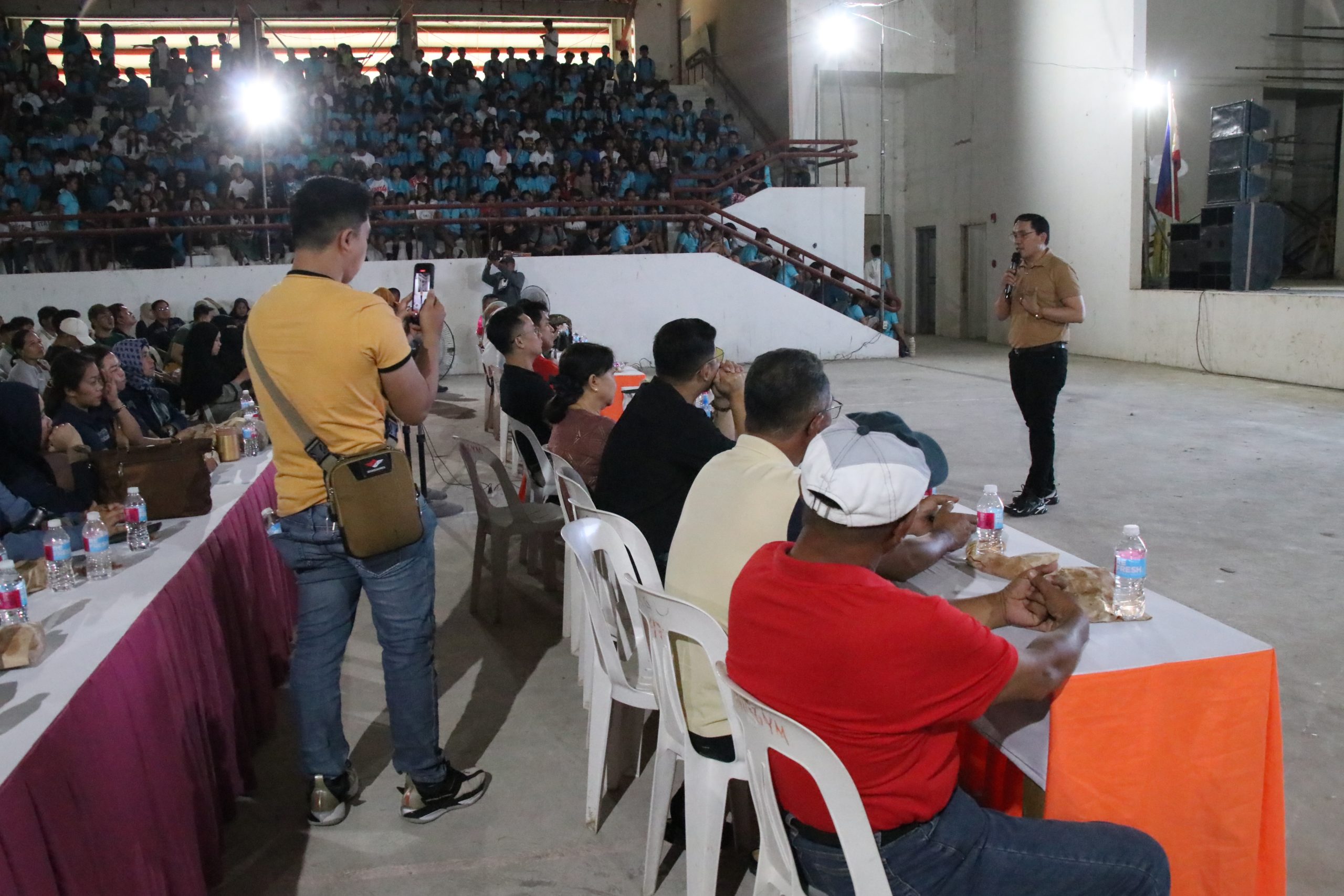 Nunungan Mayor Marcos Mamay shared his journey from childhood to public service during the screening of his biopic, emphasizing that poverty should not be considered a barrier to success. (Photo: ADD/PIA-10/Lanao del Norte)