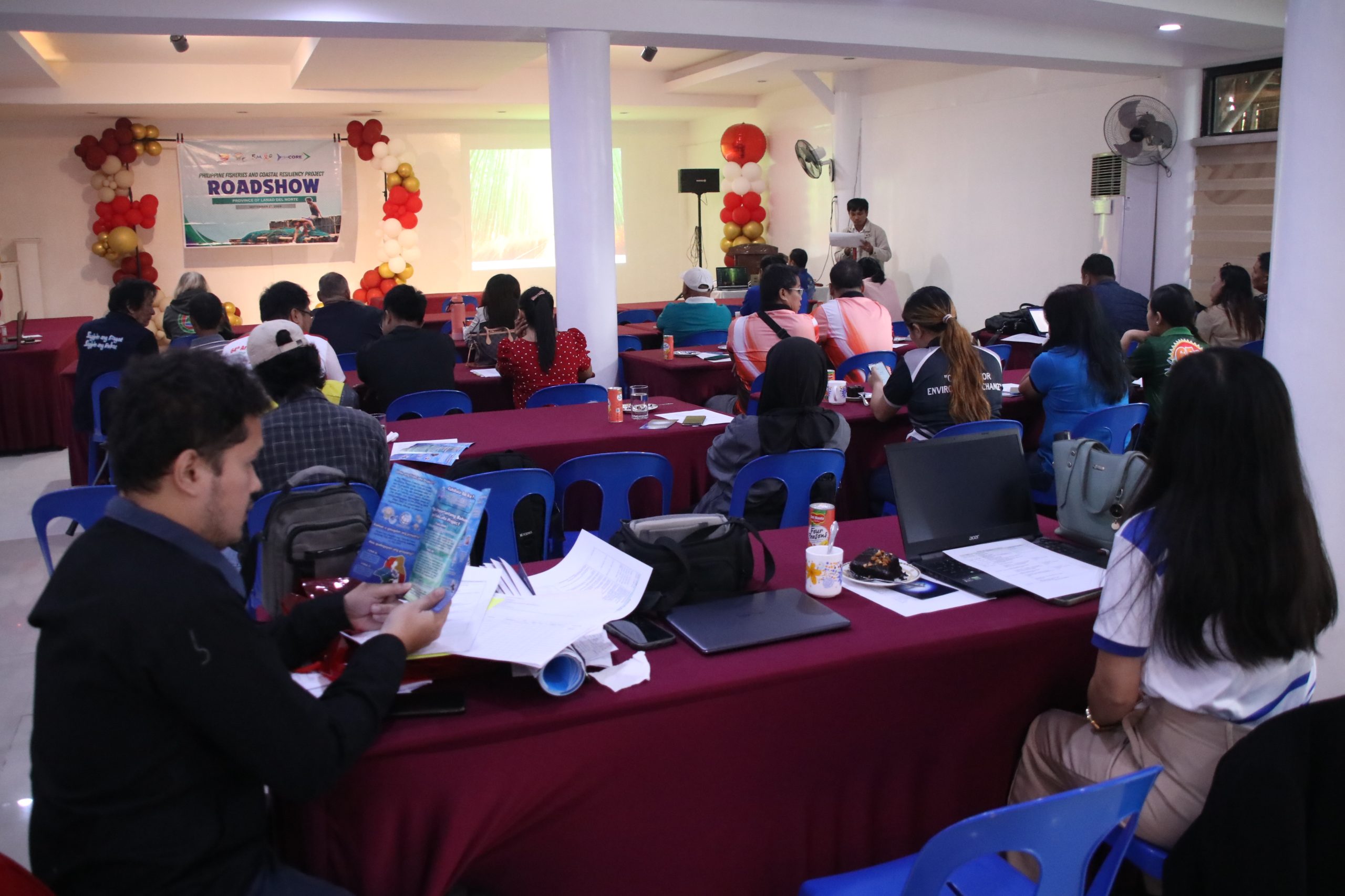 Various stakeholders in Lanao del Norte participated in the FishCore roadshow to show their support for sustainable fisheries development. (Photo: ADD/PIA-10/Lanao del Norte)