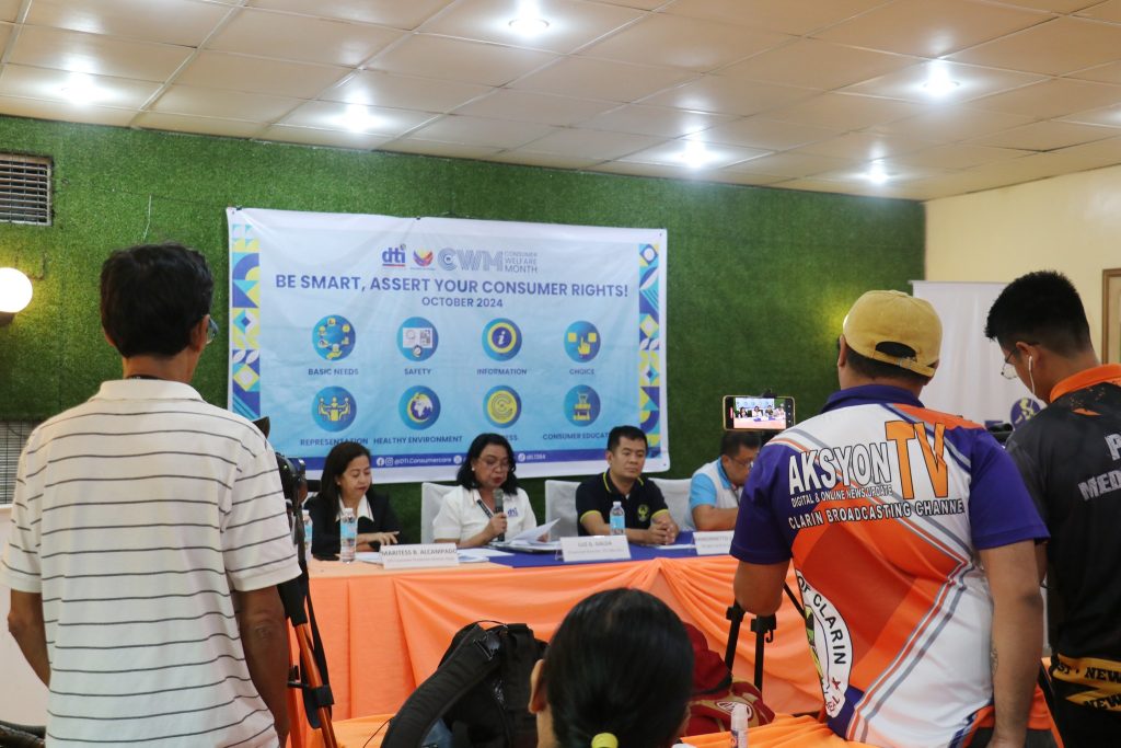 The Ozamiz City Agriculture Office advises consumers to buy what is in season, suggesting that if a specific fruit is currently abundant, they should purchase it instead of searching for expensive out-of-season items during the Consumer Welfare Month press conference on October 2 in Ozamiz City. (Photo: IJBD/PIA-10)