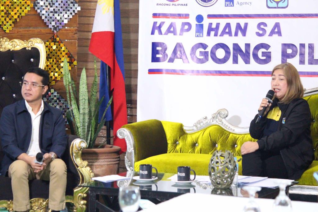 During the 24th episode of the Kapihan sa Bagong Pilipinas of the Philippine Information Agency, Pag-IBIG Fund San Fernando Housing Business Center Department Manager Brenda Cao (right) highlights that active members in Central Luzon had collectively saved P7.50 billion through the Pag-IBIG Regular Savings program from July 2022 to September 2024. (Aldrin Joshua P. Mallari/PIA 3)