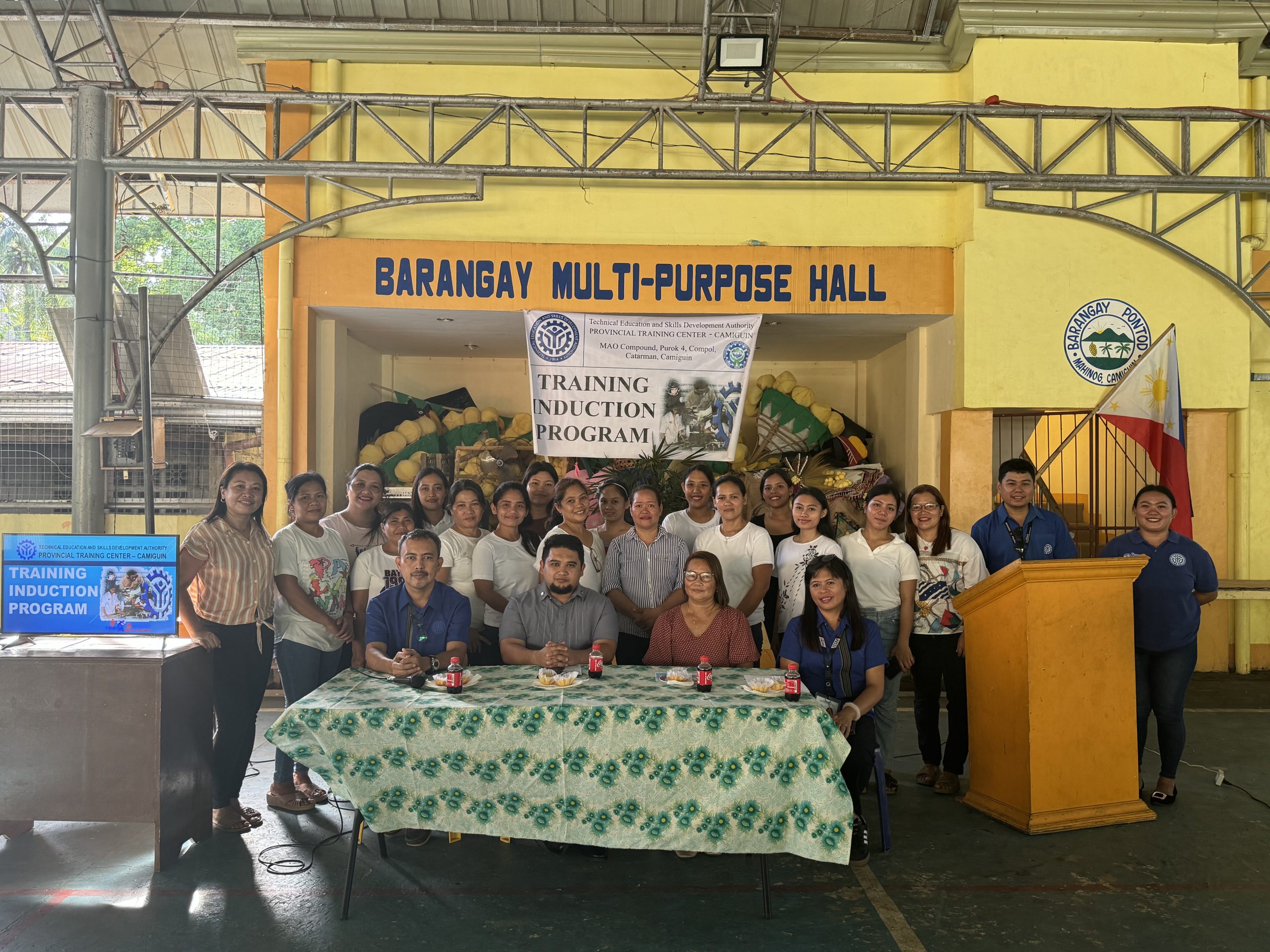A total of 25 scholars from various parts of Camiguin joined the Bread and Pastry Production NC II training under the Tulong Trabaho Scholarship Program. (Photo courtesy of TESDA Camiguin)