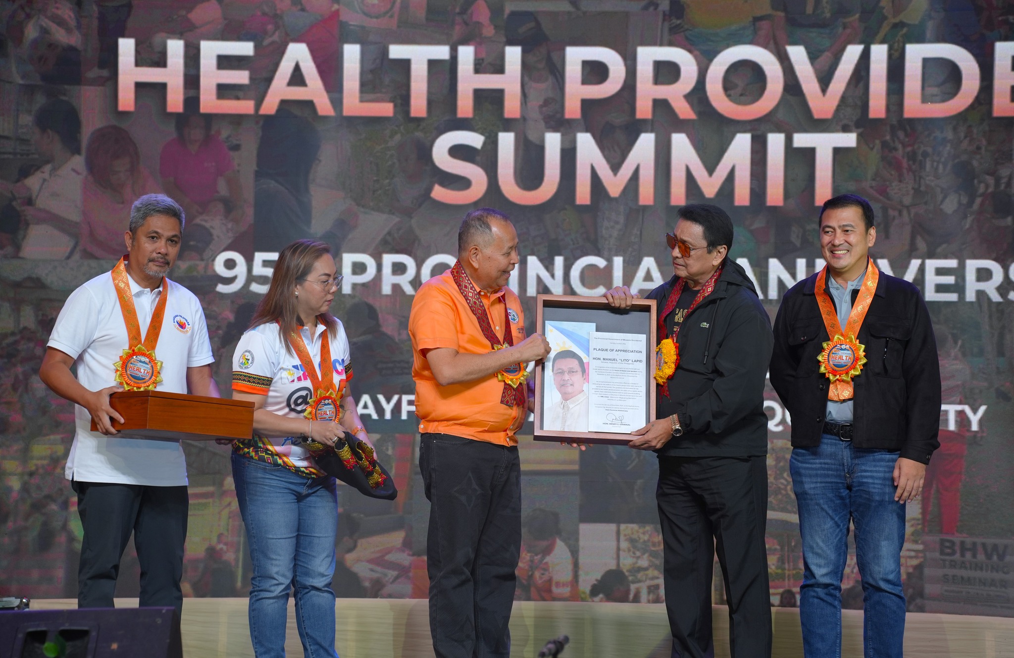 The provincial government of Misamis Occidental, led by Gov. Henry S. Oaminal, hosts the Health Providers Summit as part of the province's 95th anniversary celebrations, honoring the invaluable contributions of barangay health workers and barangay nutrition scholars at the Bayfront Arena in Oroquieta City. (Photo courtesy of PGMO)