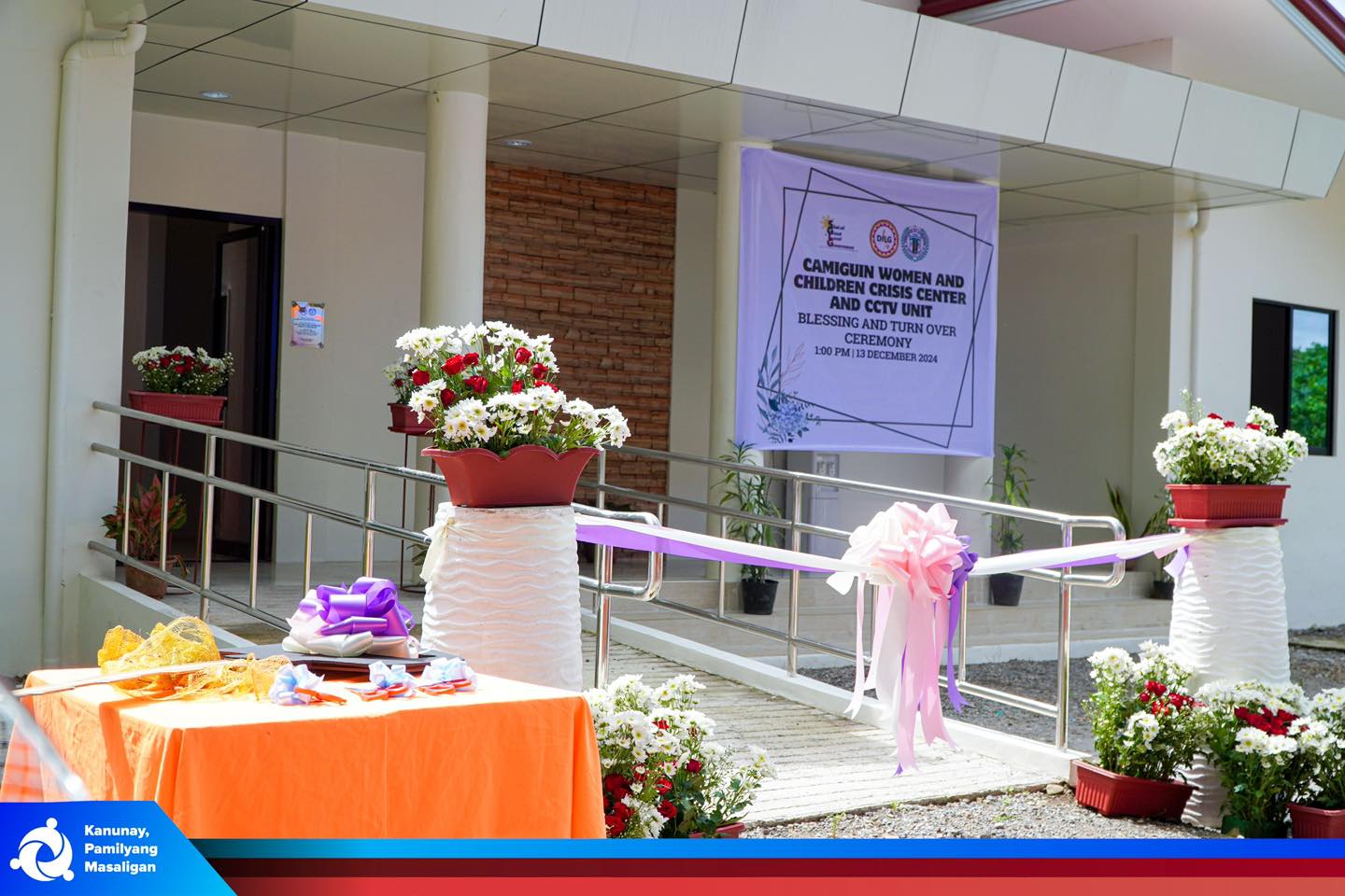 Gov. Xavier Jesus Romualdo led the formal turnover and blessing ceremony of the newly established Camiguin Women and Children Crisis Center, located at the Government Center in Lakas, Poblacion, Mambajao. (Photo courtesy of LGU Camiguin)