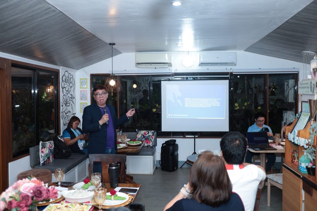 Dr. Ramil Uy, provincial director of DOST-PSTO, shares input during a recent collaboration meeting with provincial and city officials. (Photo courtesy of Vice Gov. Rosa Emila Mercado)