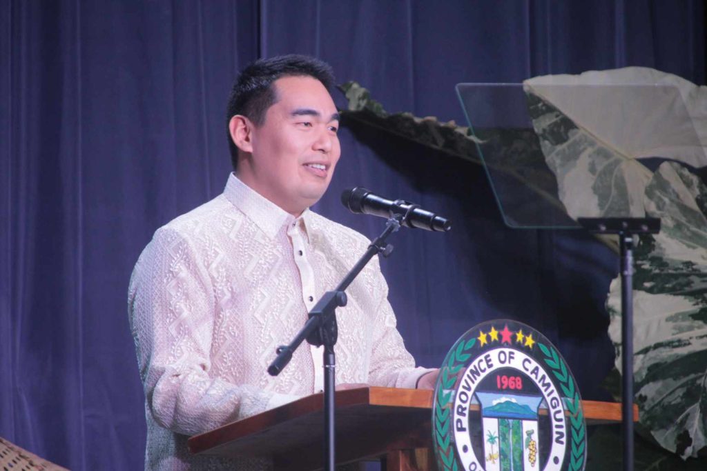 Gov. Xavier Jesus Romualdo highlights the success of the Isle Visit Camiguin system during his State of the Province Address on January 6, crediting it for a 37 percent increase in visitors in 2024. (Photo: RTP/PIA-10/Camiguin)