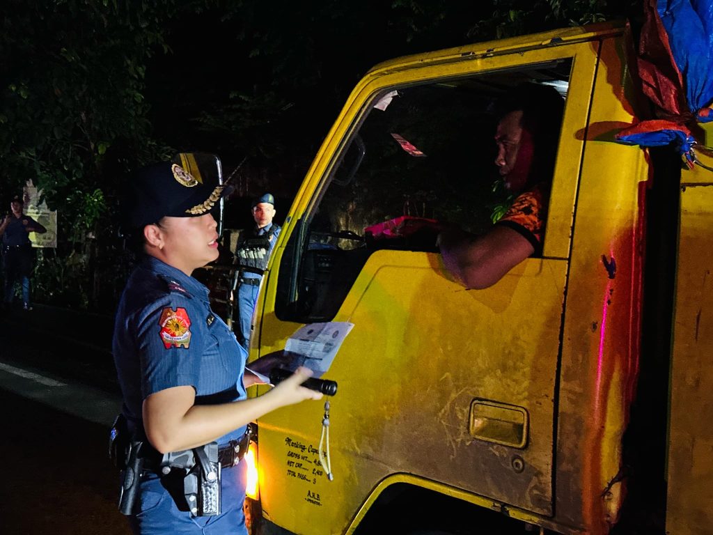 Ozamiz City Police Station, under the leadership of PLtCol. Harvey Abellanosa, holds a gun ban kickoff ceremony on January 12, starting at the Labinay Border Control Checkpoint in Barangay Labinay, Ozamiz City. (Photo courtesy of LGU Ozamiz)