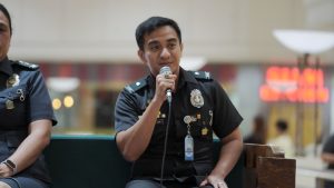 JInsp. Brint D. Aguilon, chief community relations service of Cagayan de Oro City Jail, highlights their expansion of operations and some livelihood programs for the persons deprived of liberty during the Kapihan sa PIA, January 21. (Photo: PIA-10)