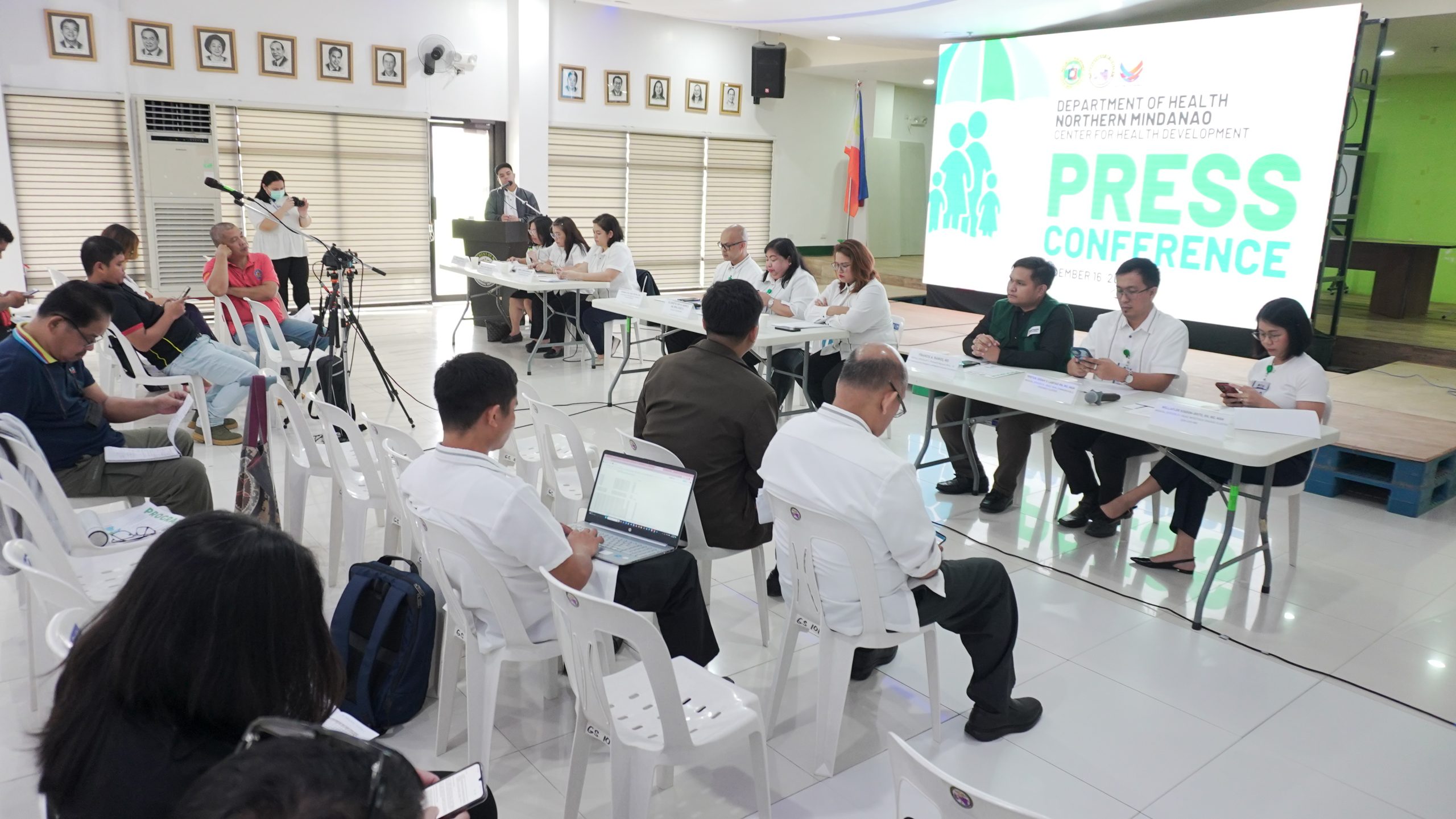 During a press conference in celebration of the Universal Health Care Act, the Department of Health Center for Health Development Northern Mindanao shared the agency's steadfast commitment to delivering equitable, quality healthcare services to every Filipino, as well as the invaluable contributions of its partners and stakeholders to successfully implement the law. (Photo: DCC/PIA-10)