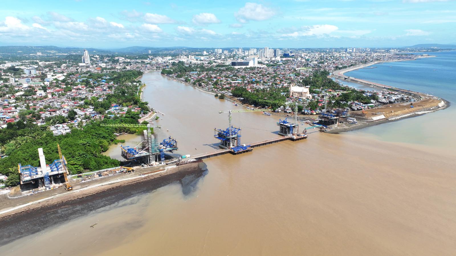 Davao City’s iconic Bucana Bridge Project now 73 complete Philippine